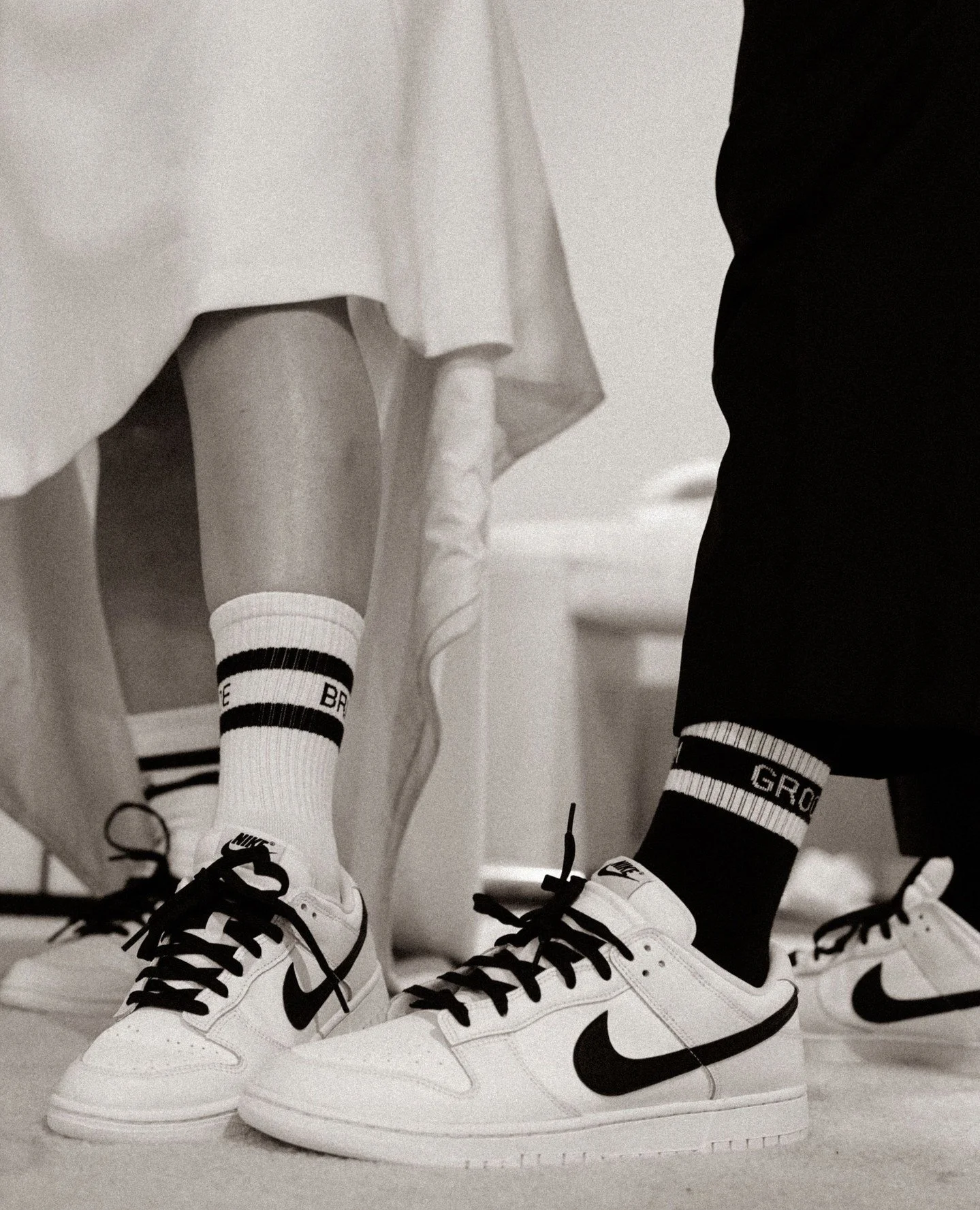 his first act as her husband was to help her change into some comfy dancing shoes! 👟⁠
⁠
vendors:⁠
planner: @langleyeverafter⁠
venue/Caterer: @ranchevents.logistics⁠
photographer: @takesbysadie⁠
musician: @cello_azul⁠
dj: dj ariel