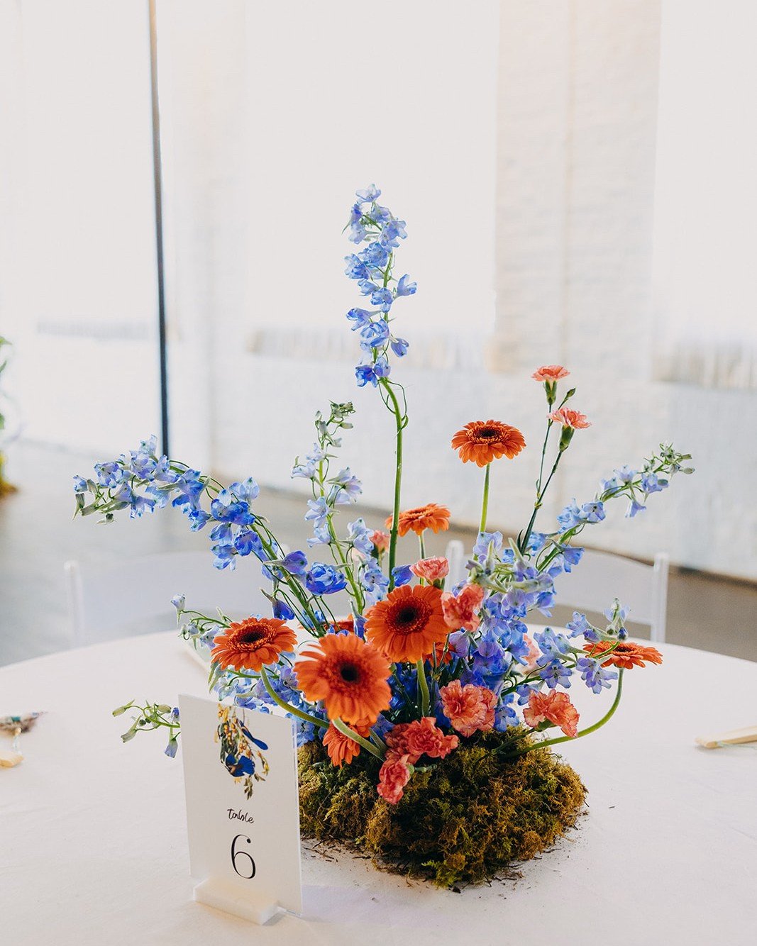 Your centerpieces don&rsquo;t have to be boring or traditional!! 

I love these floral pieces for A+V&rsquo;s day. It perfectly encompassed the colors and the desire for a nature-inspired theme. The mounds help set the stage for that throughout the d