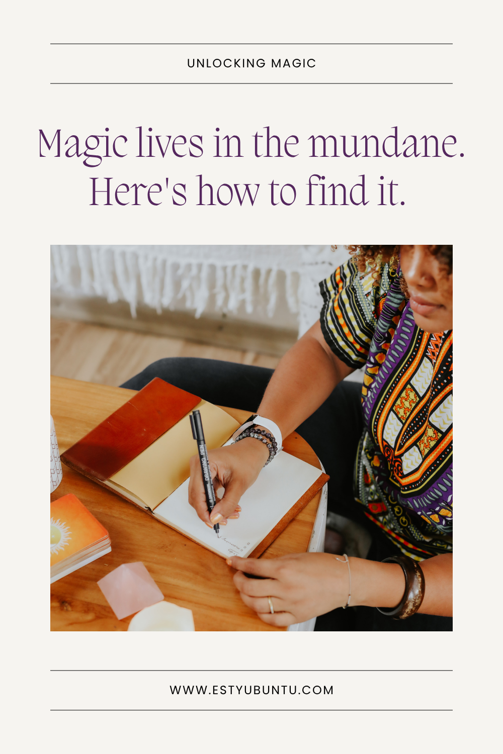 The M3 Method: A 3-Step Ritual for Unlocking Your Creative Magic