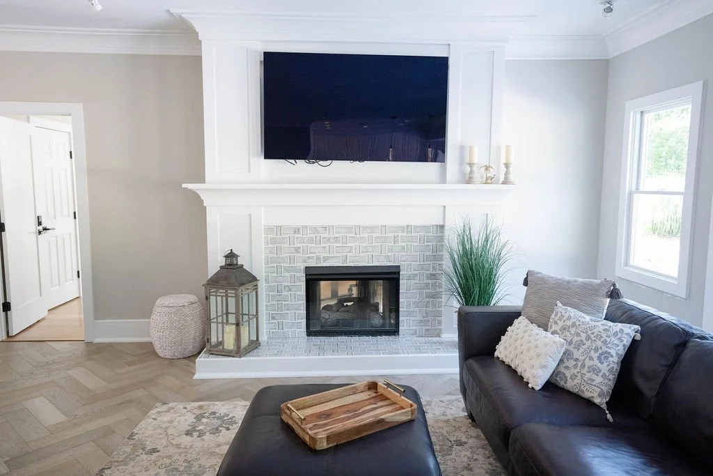 Custom Fireplace & Mantel — photograph 1