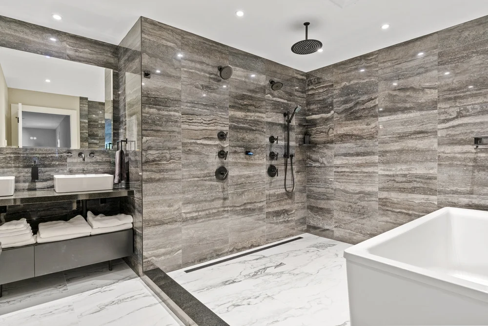 Bathroom project by C. Staker Remodeling