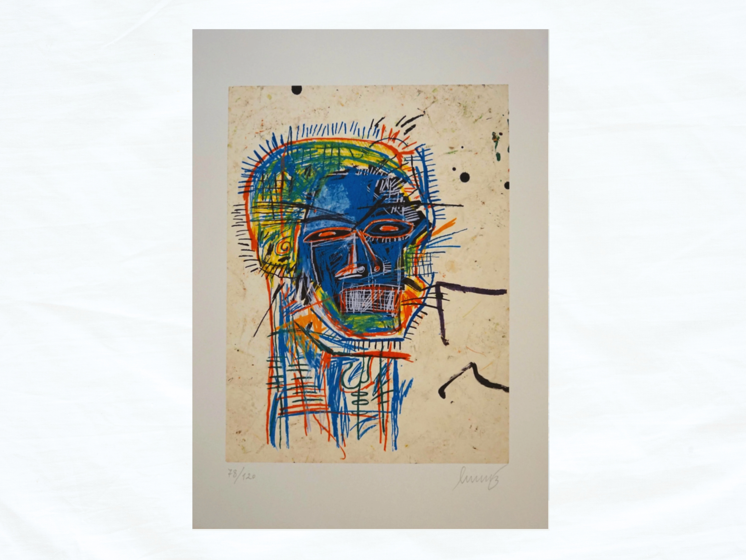 Jean-Michel Basquiat, untitled (Head), lithograph