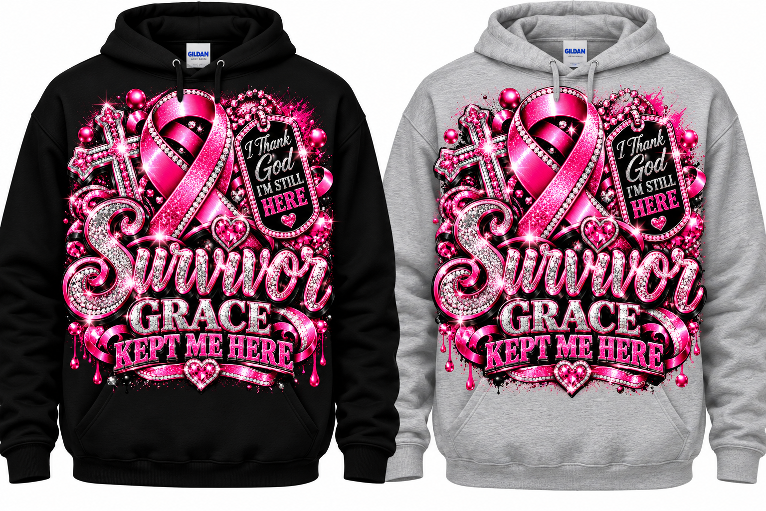 Survivor Grace Kept Me Here Hoodie