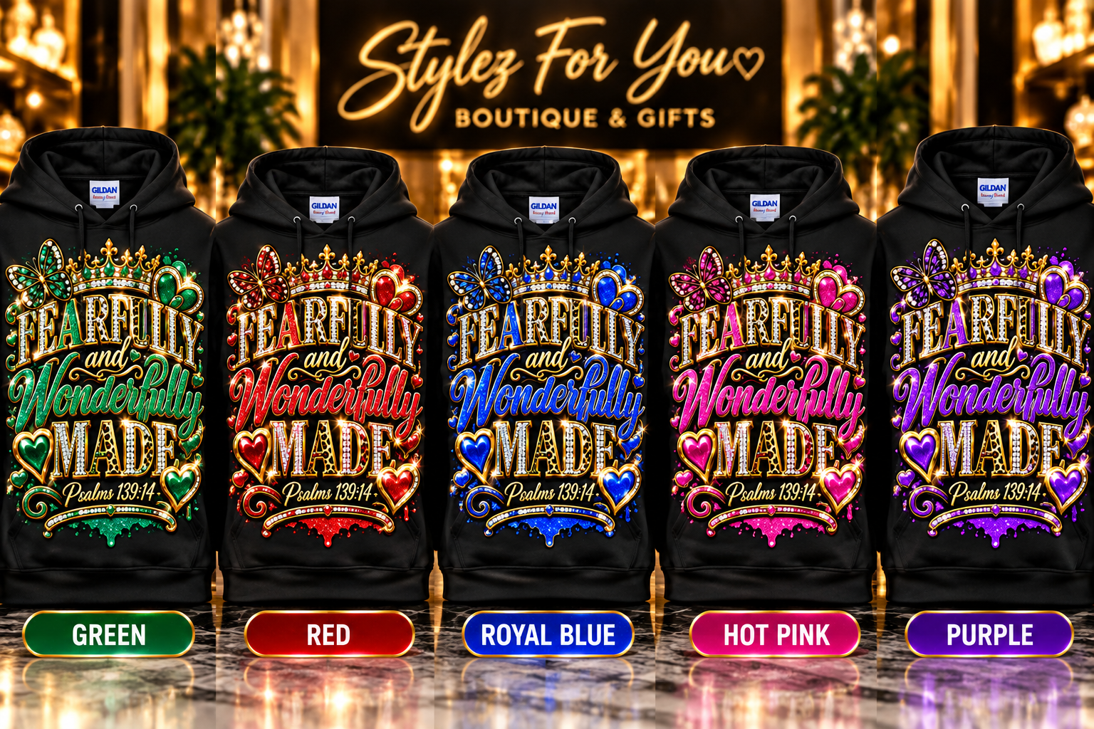 Fearfully and Wonderfully Made Hoodie