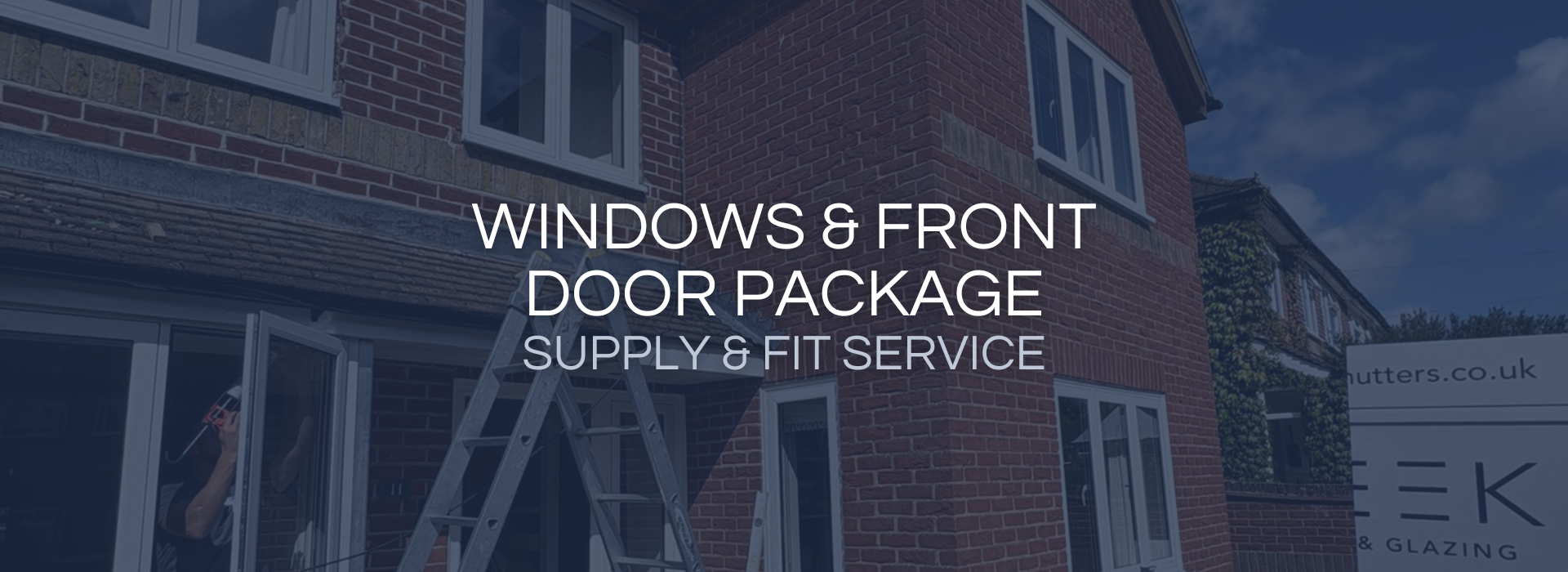 New windows and front door package