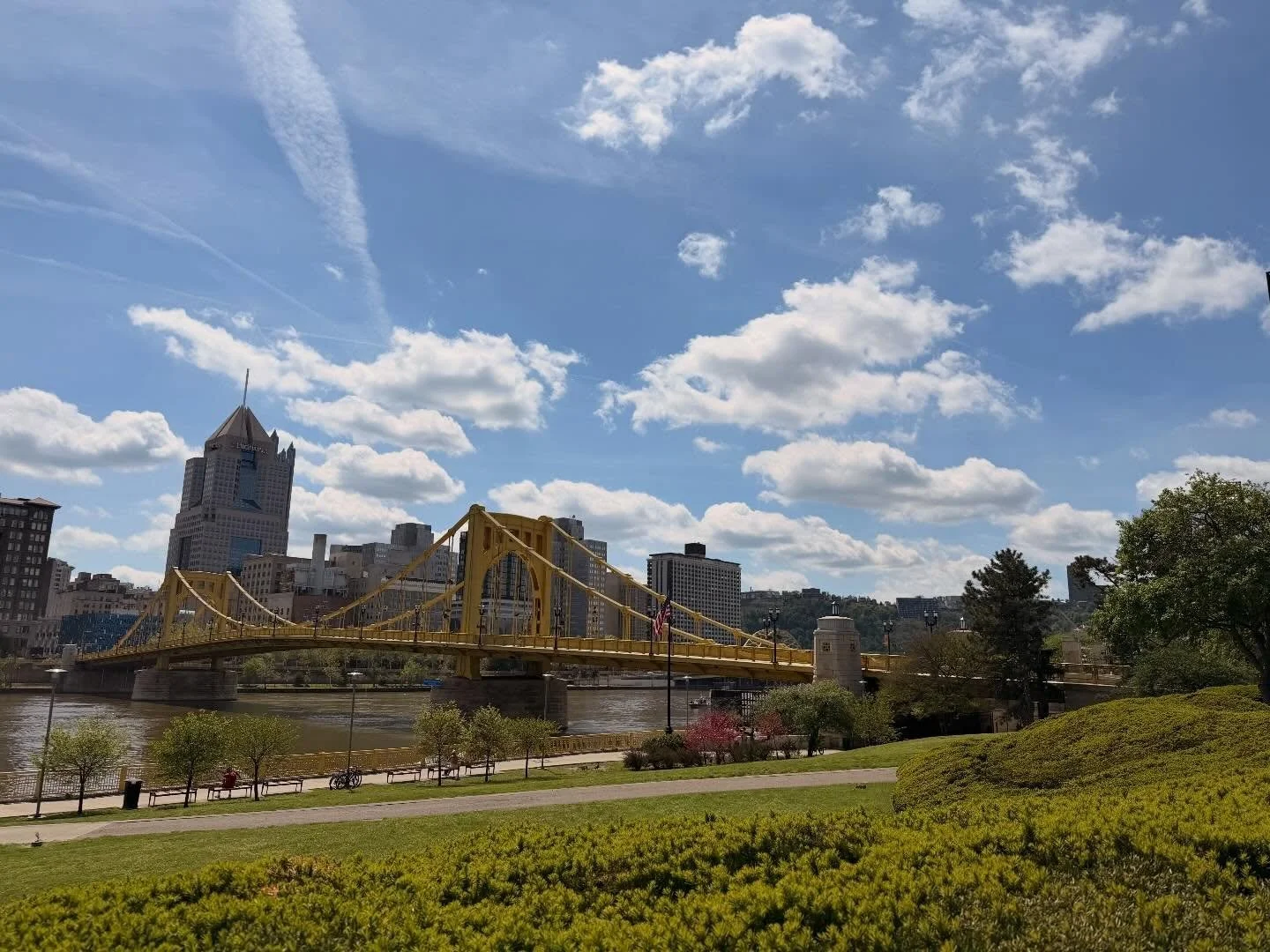 Beautiful first NFL Draft day in Pittsburgh! The city has never looked better. Day 1 kickoff tailgate party was a huge success! Thank you to all the residents who stopped by the clubhouse to meet neighbors and celebrate such a special day together. ?