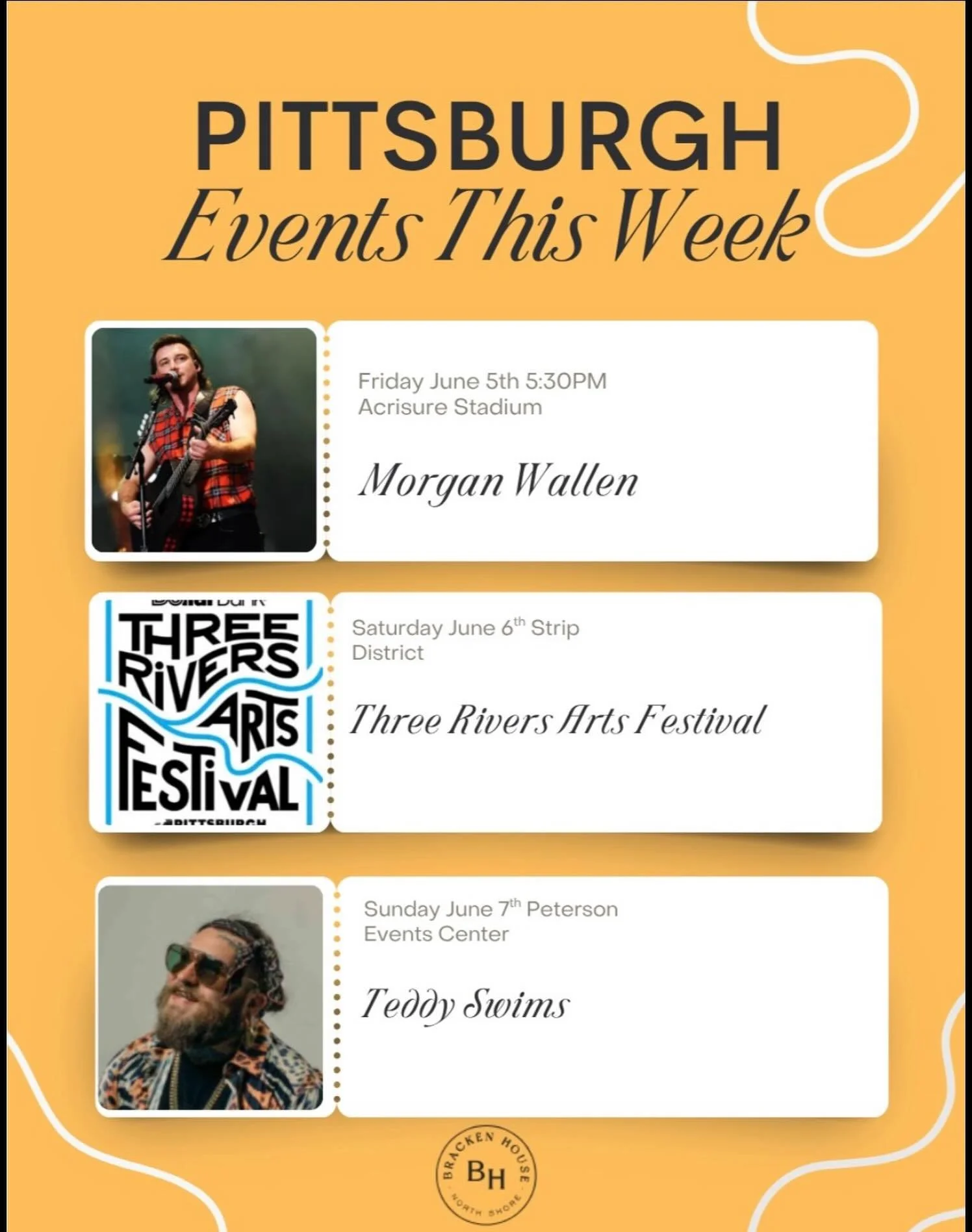 you don&rsquo;t want to miss these hot events happening in Pittsburgh this weekend! ✨