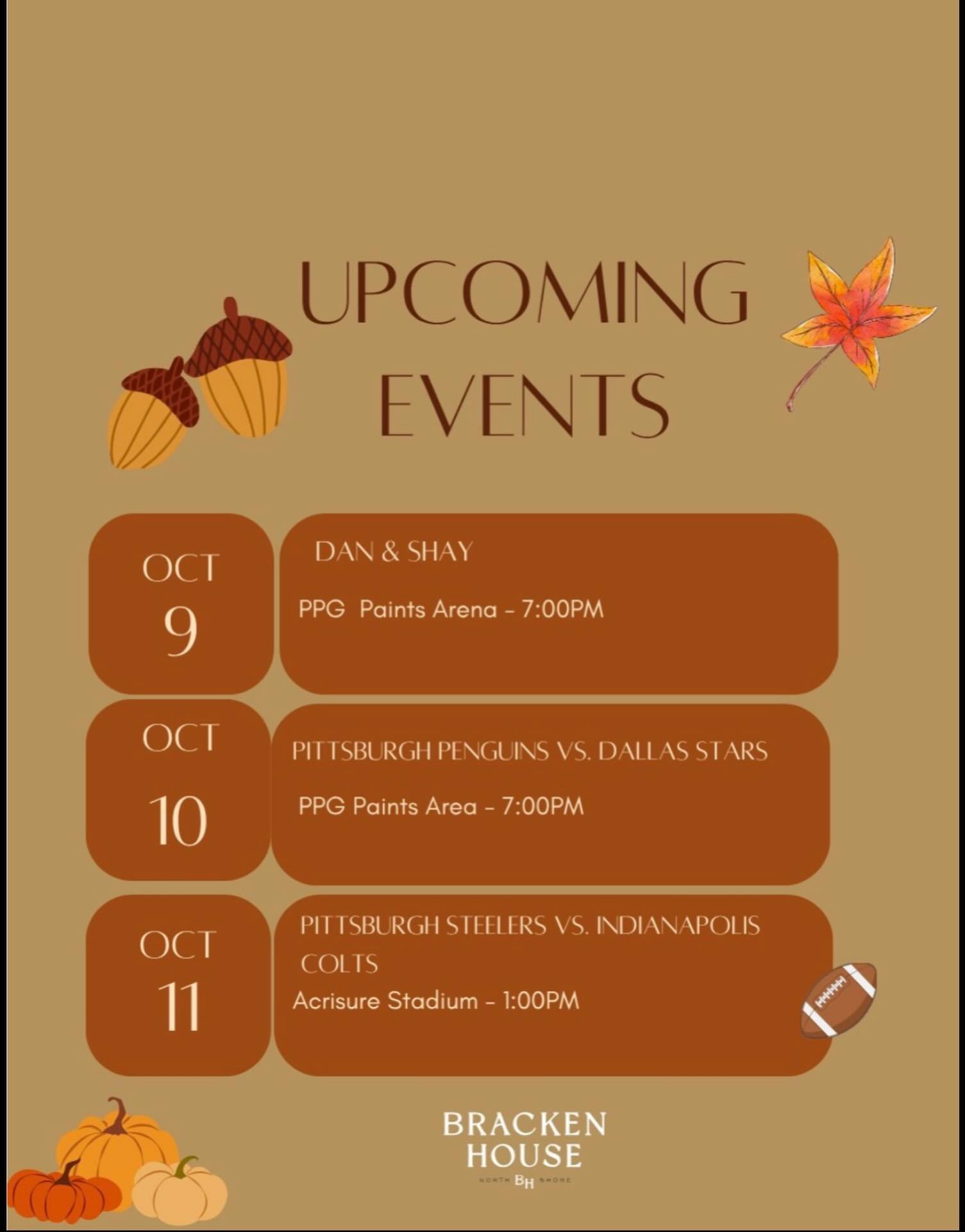 🍂 Fall weekends are better with local events. Check them out!