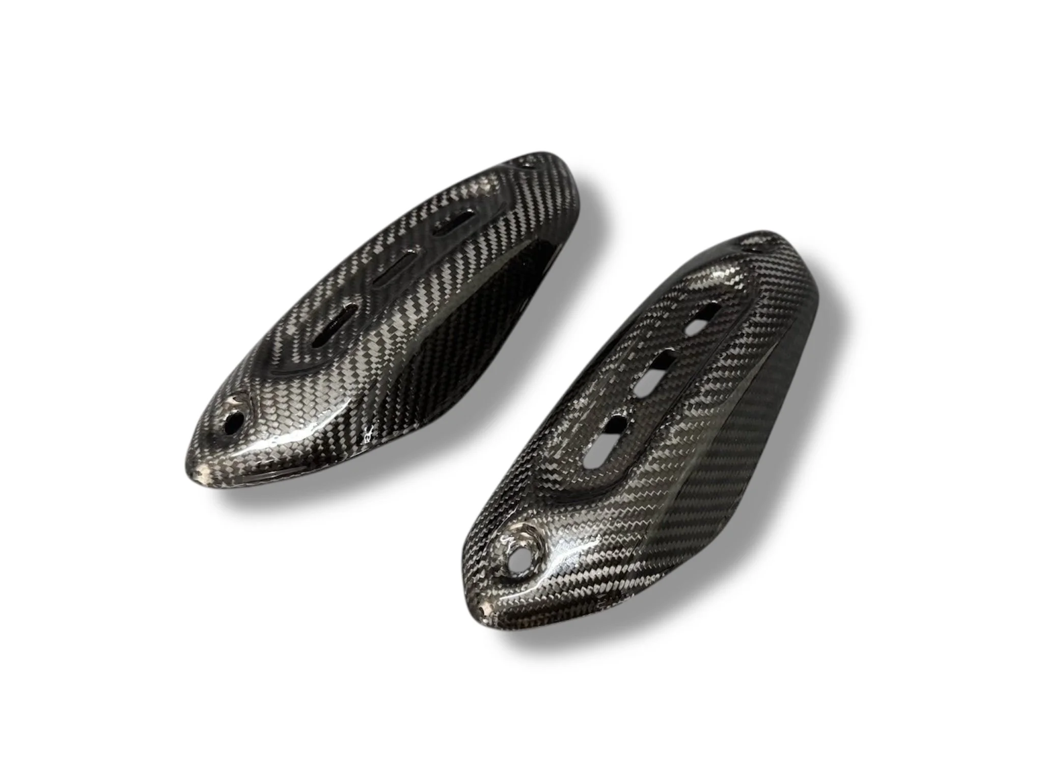 Ducati Hypermotard 821 939 950 ,  100% CARBON FIBER Exhaust Pipe Cover Shield Мotorcycle