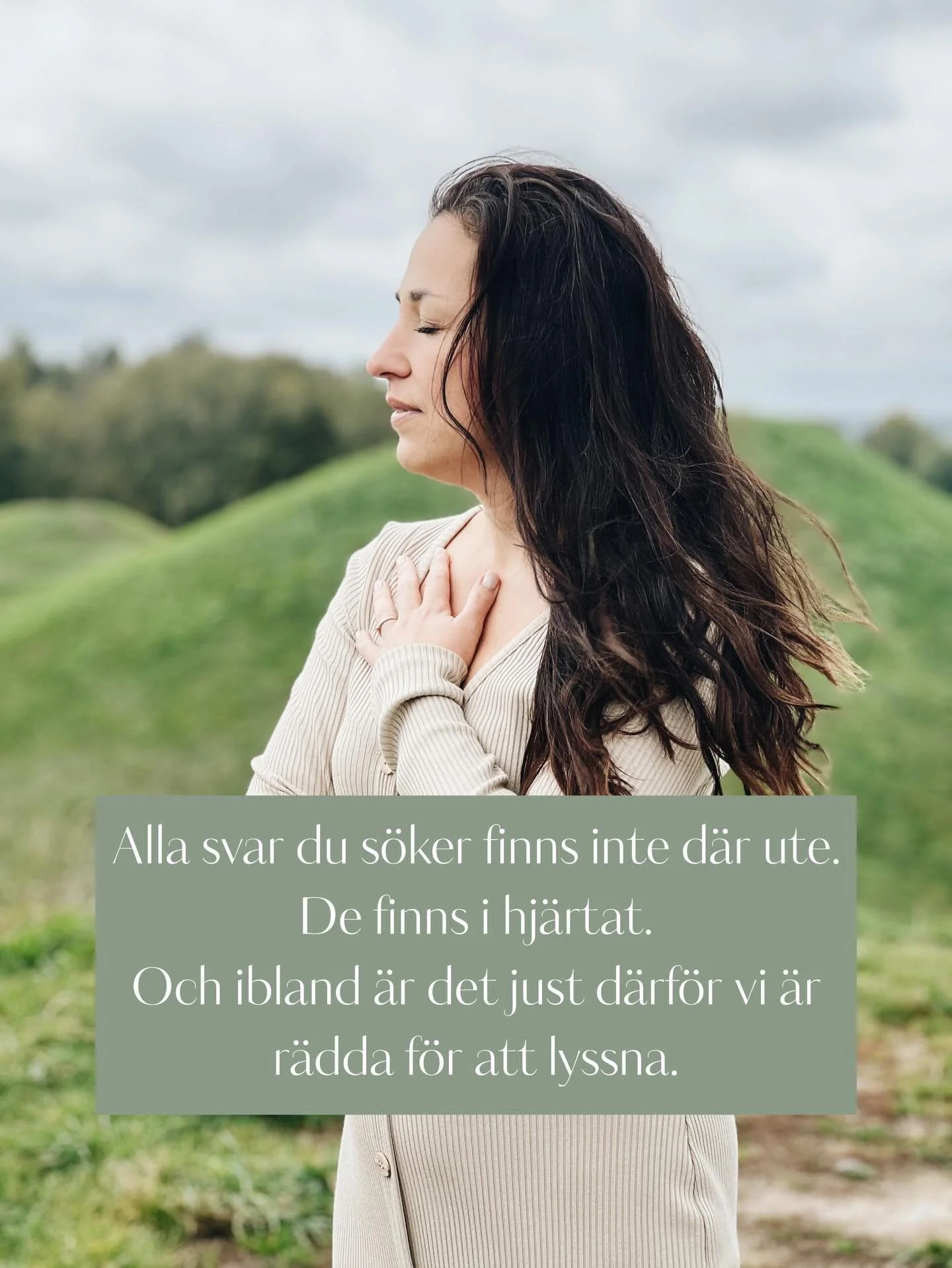 Jag &auml;r h&auml;r f&ouml;r att aktivera m&auml;nniskors hj&auml;rtan och kontakten med sig sj&auml;lva.

I den h&auml;r v&auml;rlden blev vi fr&aring;nkopplade kroppen, hj&auml;rtat och det h&ouml;gre medvetandet.

Allt idag g&aring;r via huvudet 