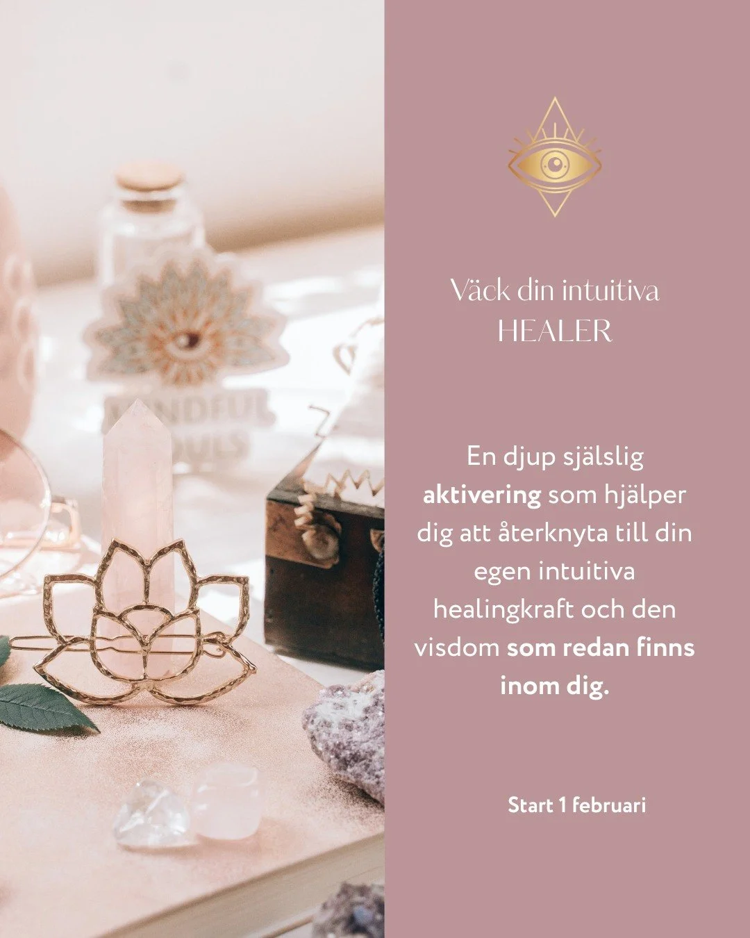 Nu ska jag &ouml;ppna upp n&aring;got jag l&auml;ngtat efter att f&aring; g&ouml;ra och som jag f&aring;tt fr&aring;gan om att g&ouml;ra.
En grundkurs i healing. 💗✨ 

Har du en l&auml;ngtan efter att l&auml;ra dig mer om healing f&ouml;r att kunna g