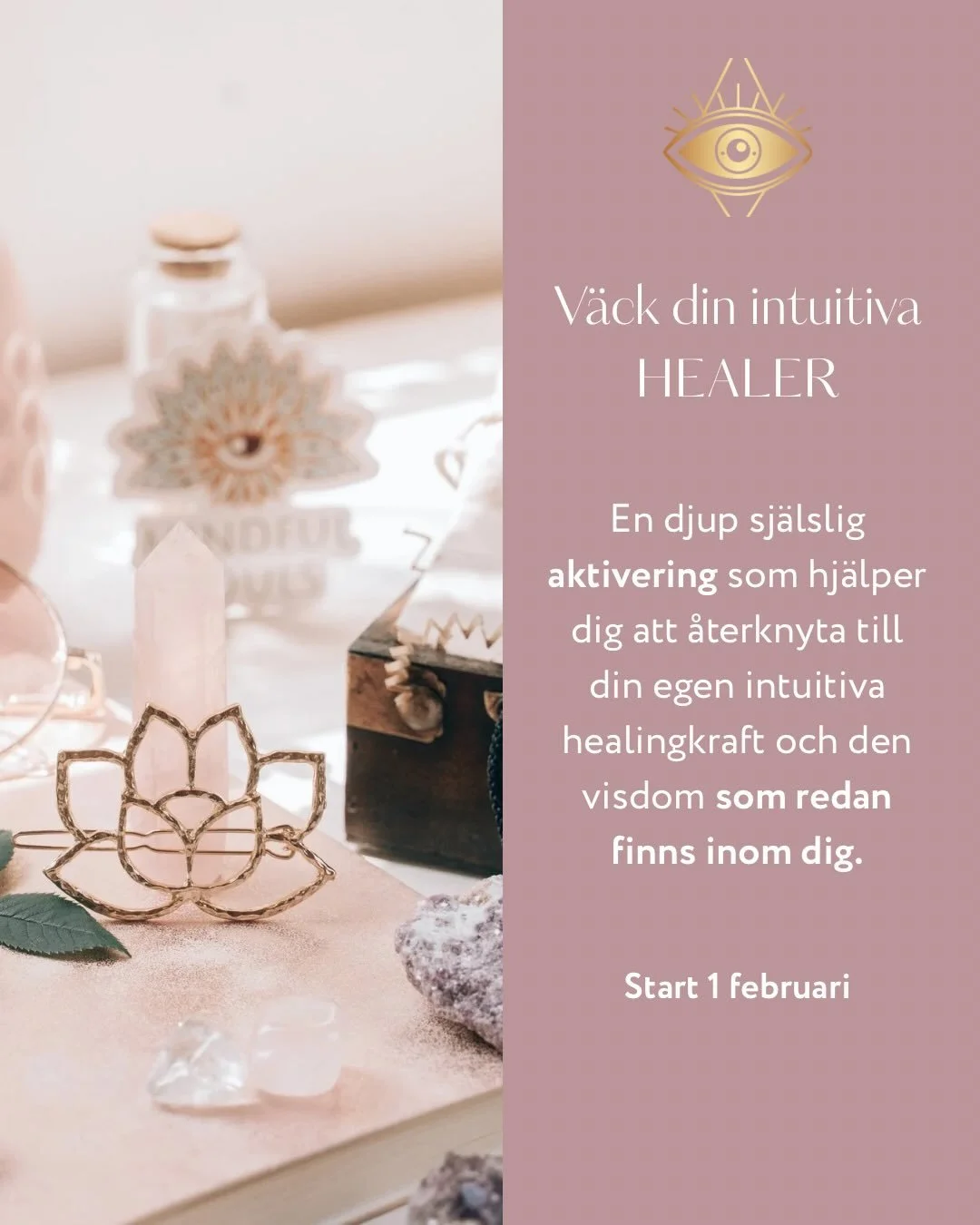 ✨ Healingkurs i Uppsala &ndash; start 1 februari 

Kanske har du k&auml;nt det l&auml;nge.

Att du b&auml;r p&aring; en k&auml;nslighet, en n&auml;rvaro, en f&ouml;rm&aring;ga att k&auml;nna in energier, men inte riktigt vet hur du ska anv&auml;nda d