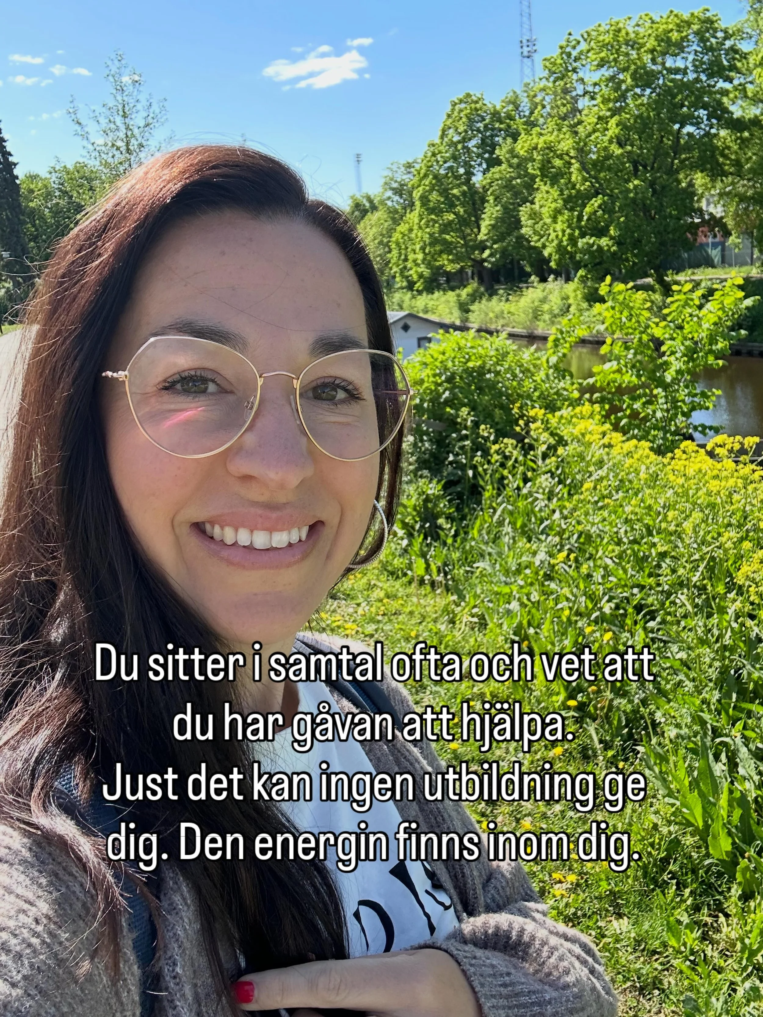 Du har s&auml;kert k&auml;nt k&auml;nslan m&aring;nga g&aring;nger n&auml;r du suttit i ett samtal privat eller i ditt jobb.
K&auml;nslan av att ge v&auml;rde, l&auml;ttnad och klarhet.

Du ger av allt det som finns inom dig.
I form av erfarenhet, up