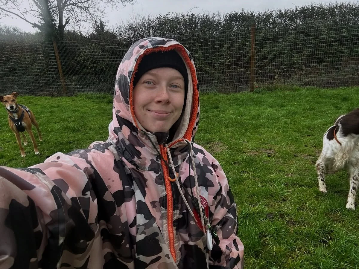 Well&hellip; it certainly rained 🤣🌧️ 
Luckily it wasn&rsquo;t nearly as bad as expected so all pups &amp; pets got a good amount of outdoor time, leaving a very damp but happy dog walker &amp; of course some very happy pets! 💦🐾
&bull;
&bull;
&bul