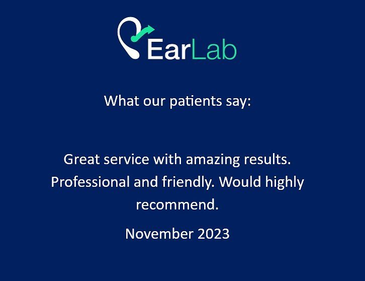 Very nice feedback we received from a patient over the weekend. 

Clinics now in Haslemere, Guildford and Andover. Our complete ear wax removal service costs &pound;85. Consultation, both ears cleared and our specialist advice. Appointments can be bo