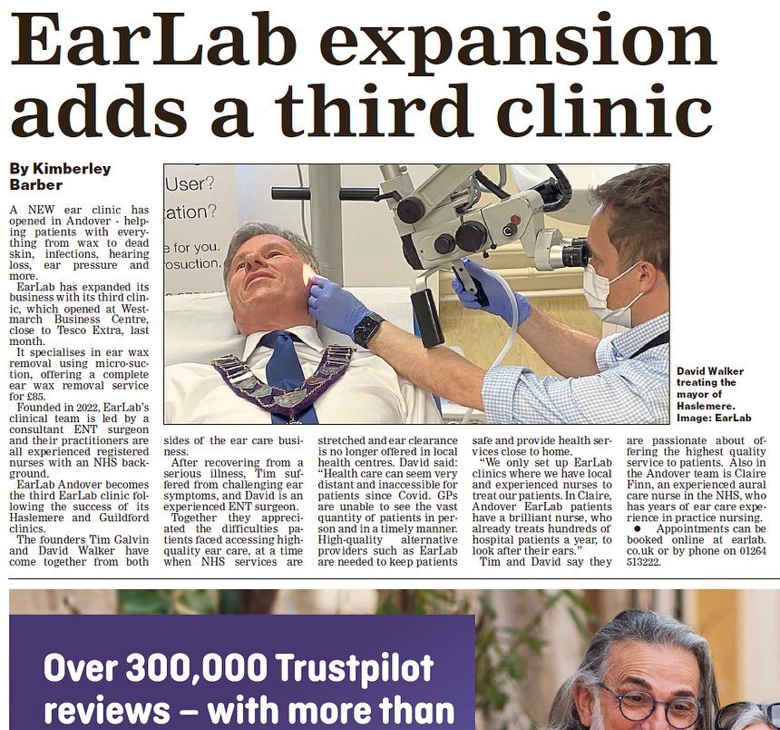 Helping with the opening of our latest clinic, the Andover Advertiser recently ran an article about us which was printed in the newspaper and also published online. At one point it was the third most read article online! We are very grateful for thei
