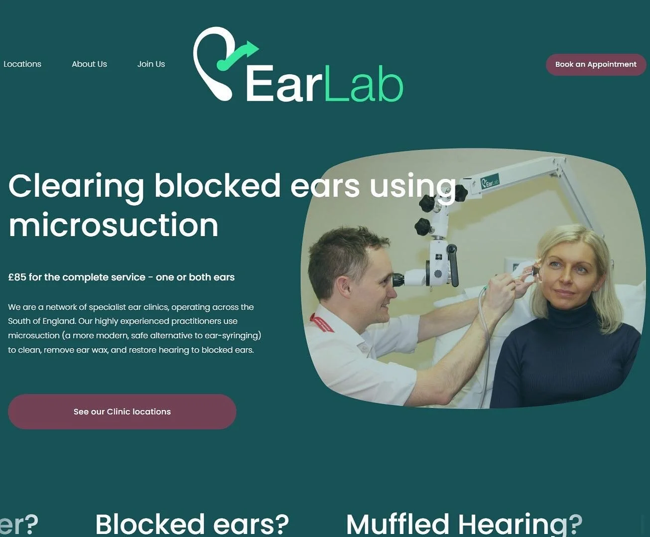 Haslemere Clinic — Earlab Clearing Blocked Ears using Microsuction
