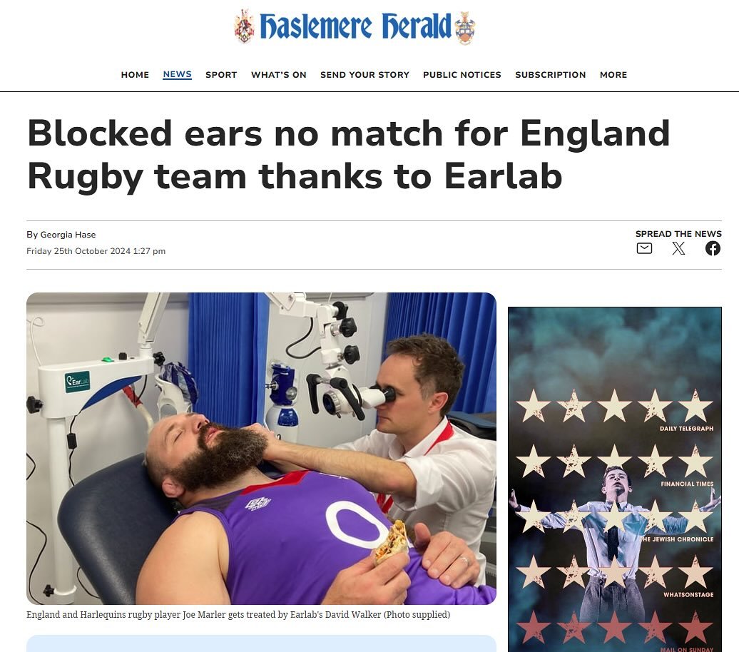 Haslemere Herald readers! Please look out for the EarLab article printed on page 3 of today&rsquo;s edition. The full version with many photos is available digitally on the Haslemere Herald website - just search for EarLab while on their website. Man