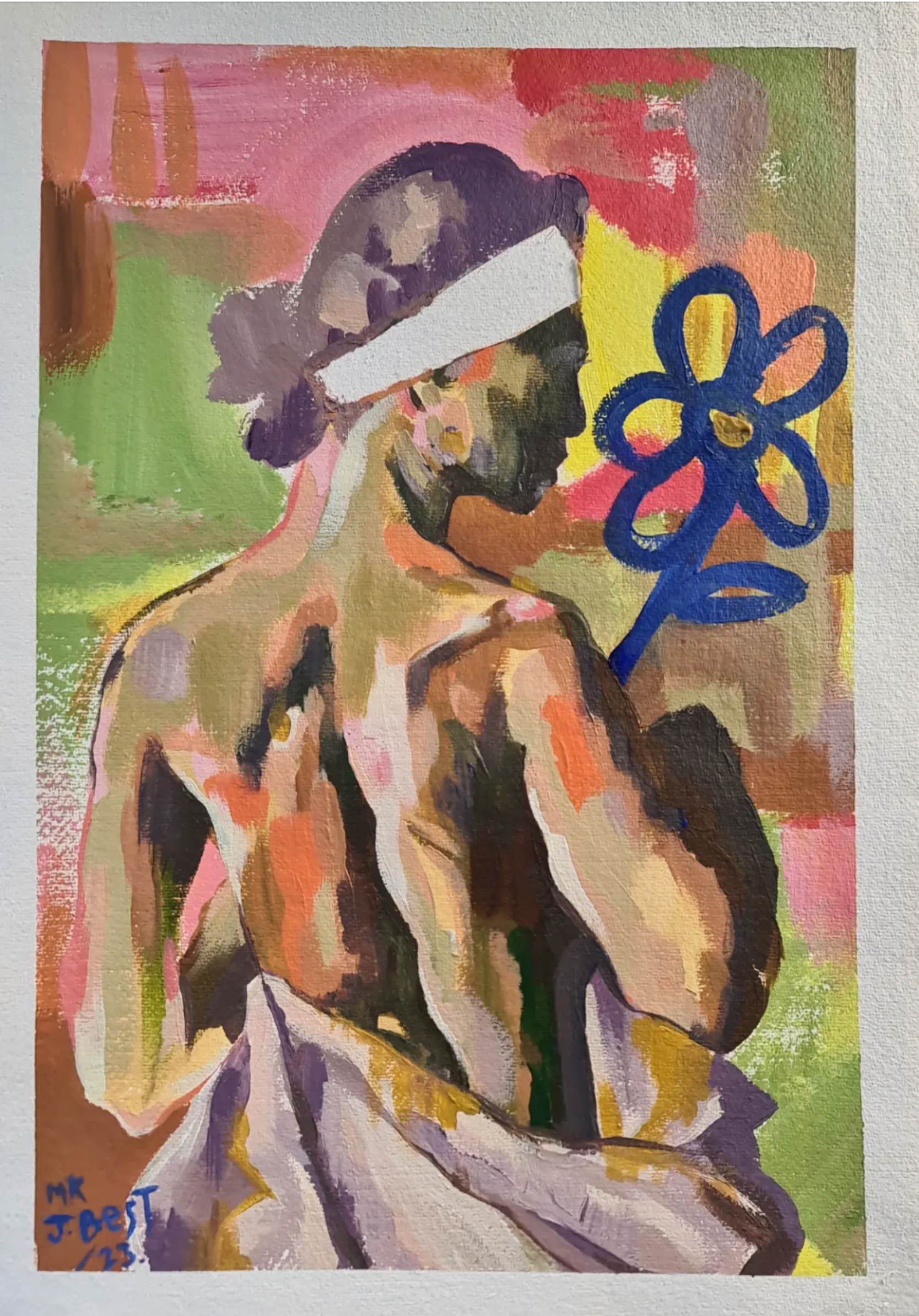 Abstract Lady Painting by Mr J.Best