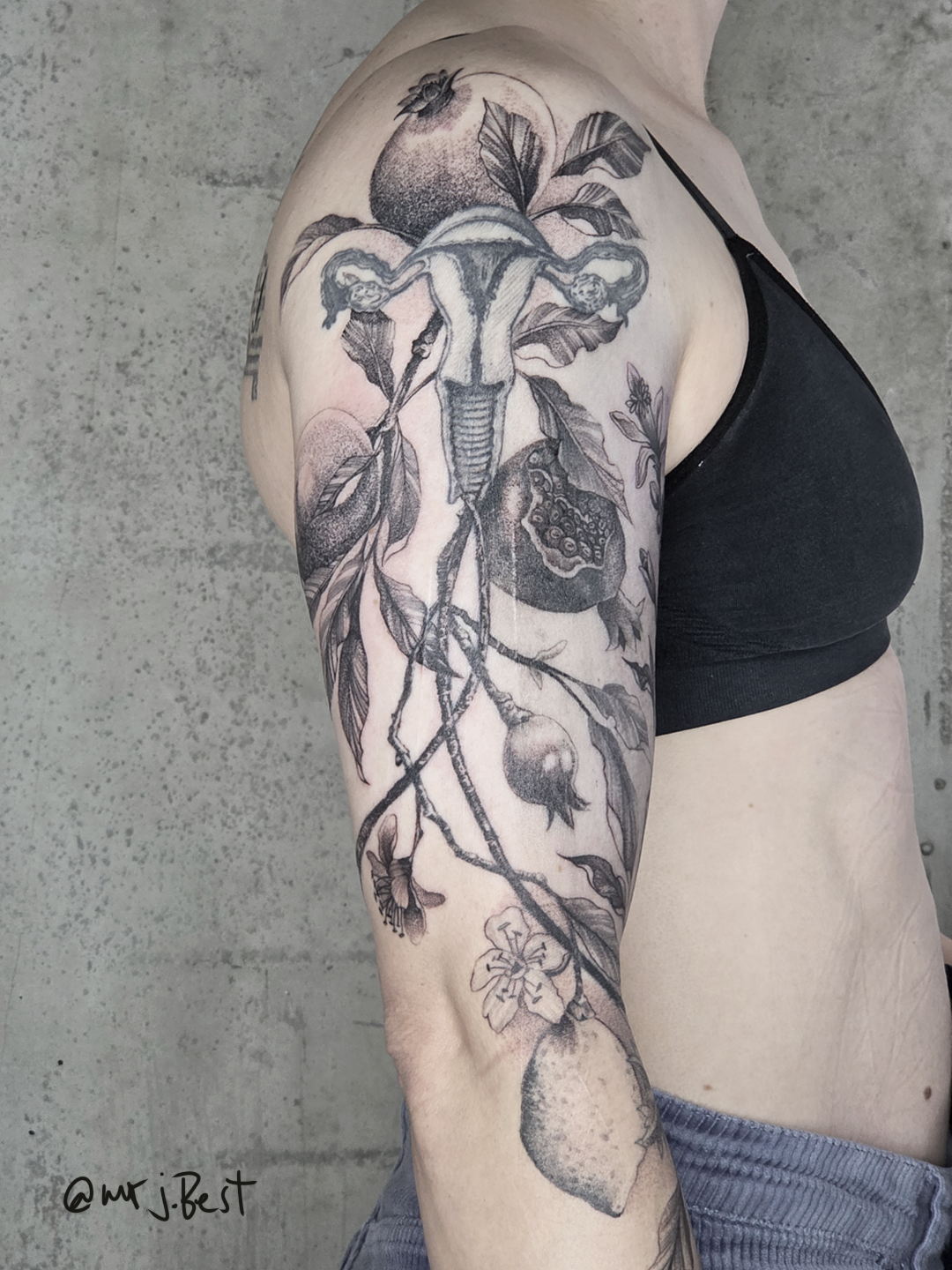 Botanical fineline tattoo 2 by Mr J.Best