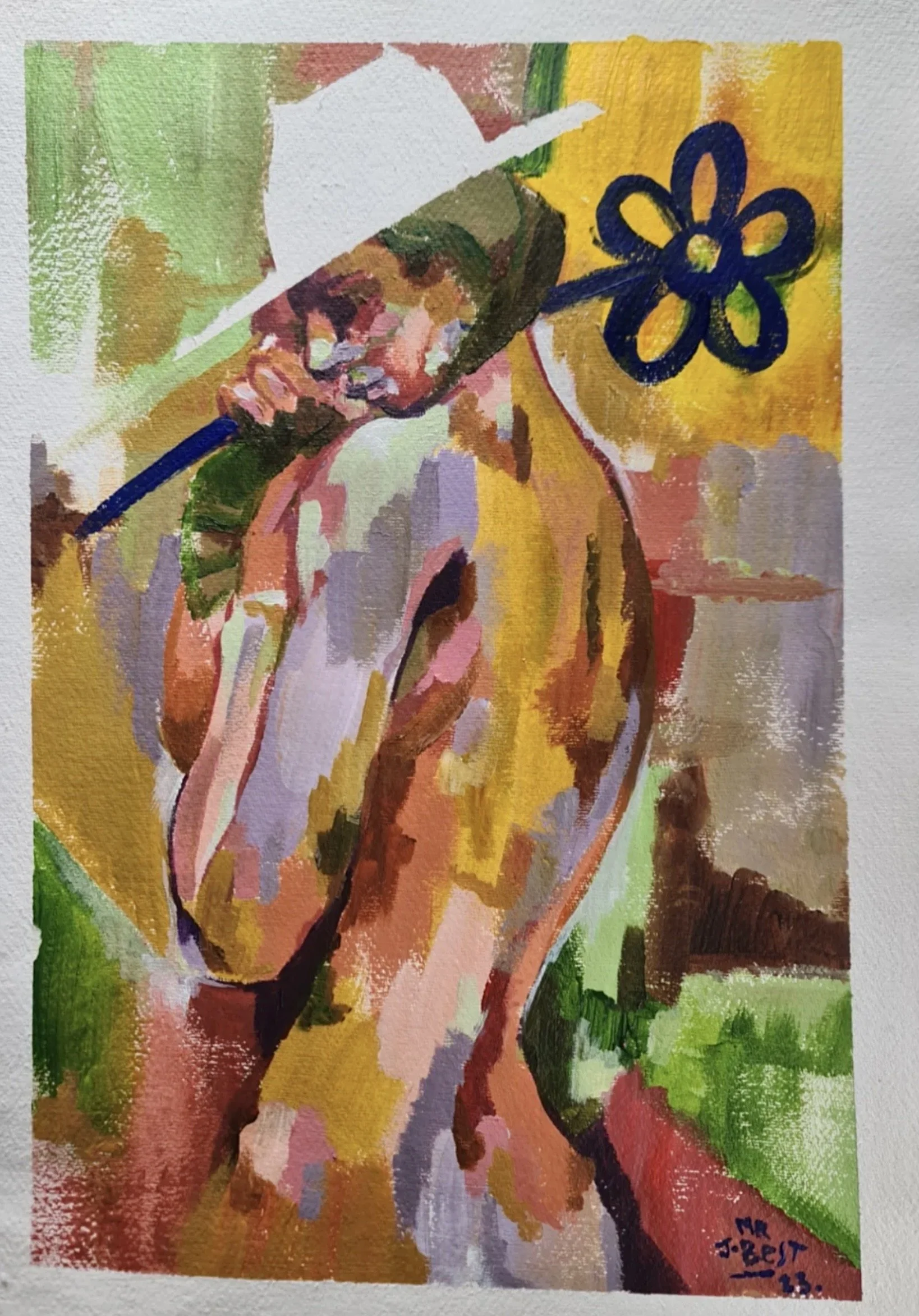 Abstract Woman Painting by Mr J.Best