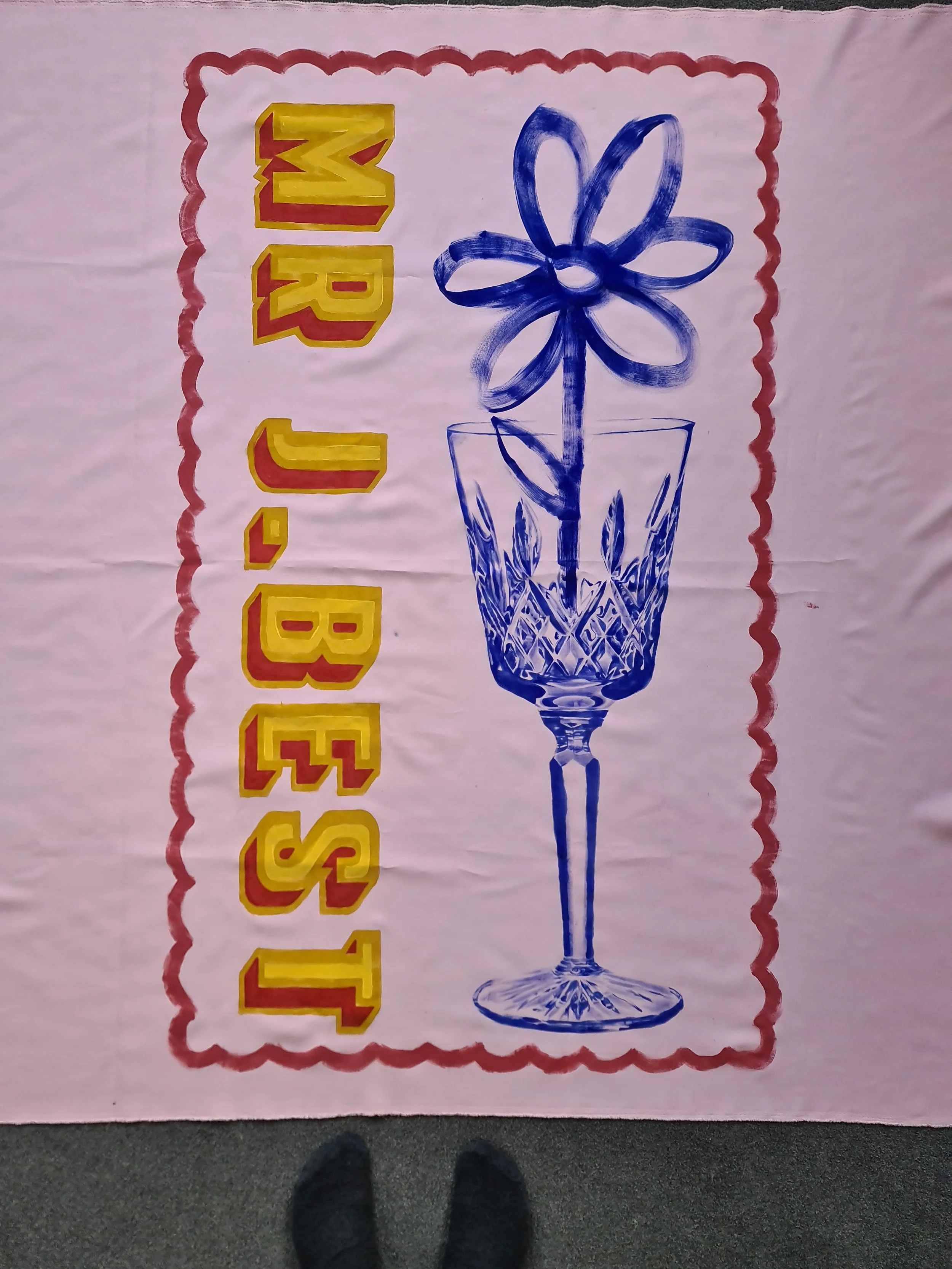 Hand Painted banner by Mr J.Best