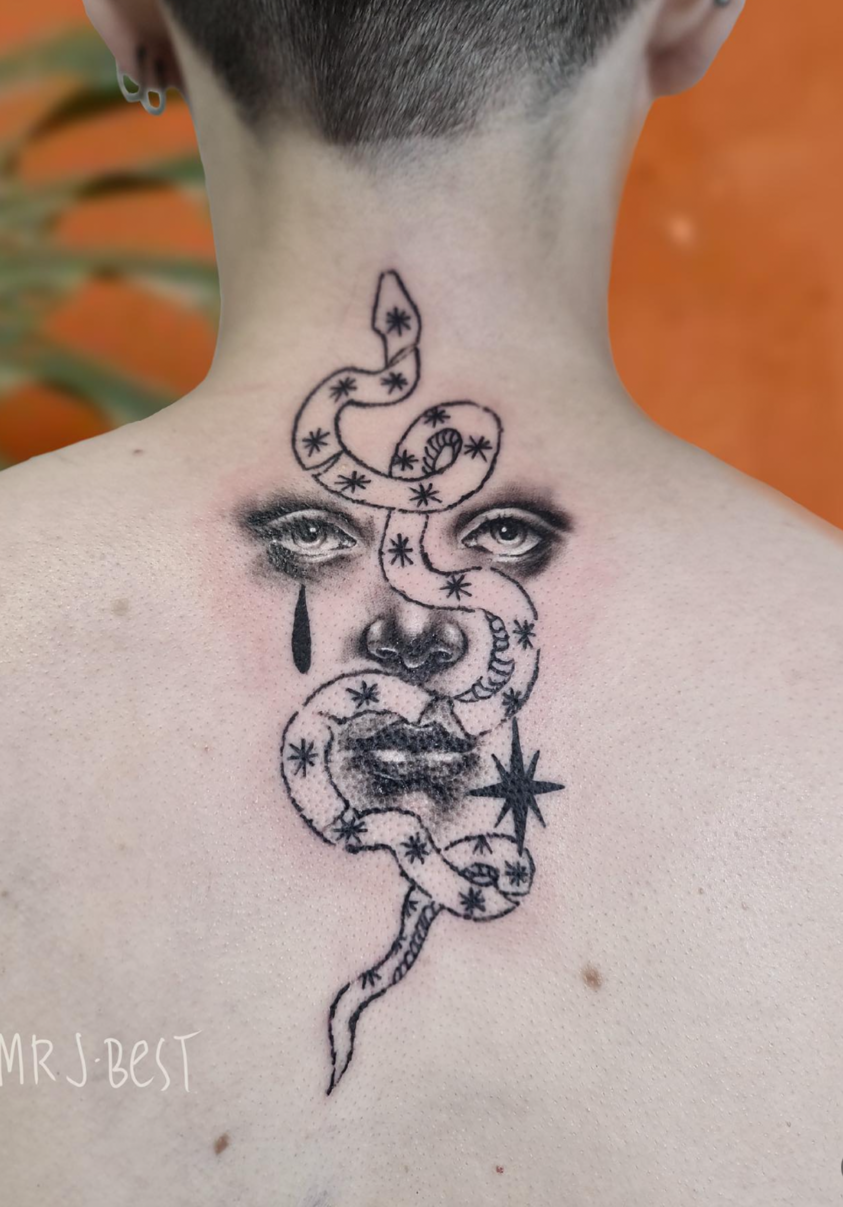 Abstract face Tattoo by Mr J.Best