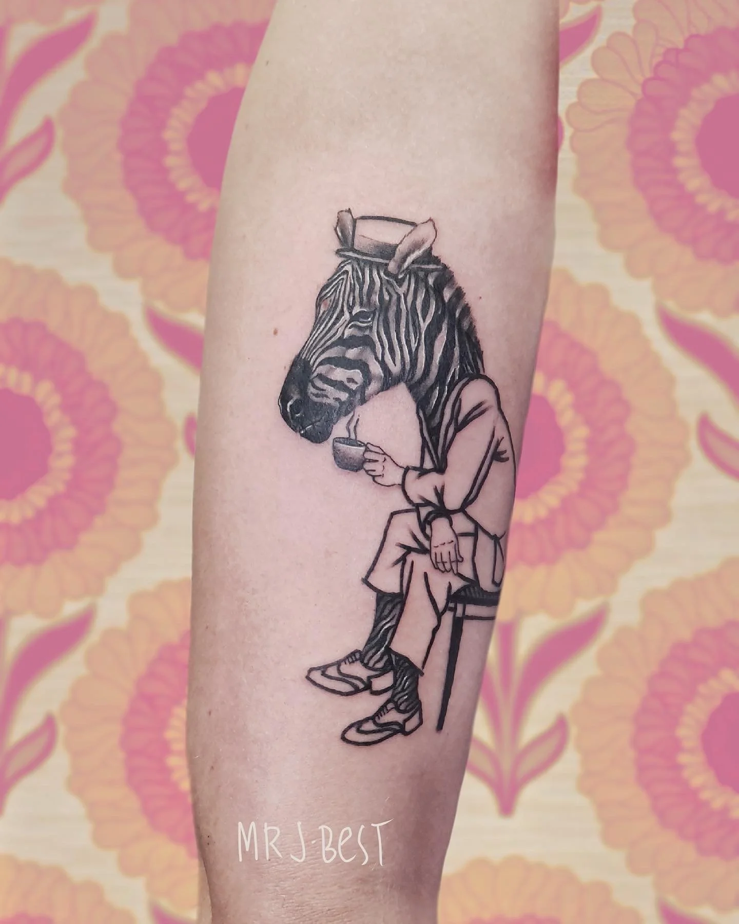 Abstract Zebra Tattoo by Mr J.Best