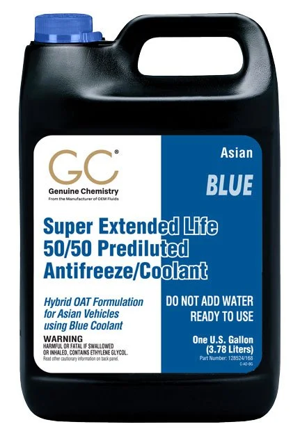GC™ Asian Blue Super Extended Life Prediluted Antifreeze/Coolant