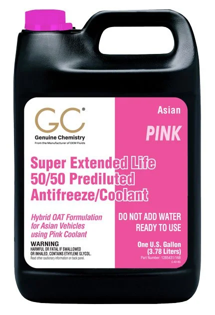 GC™ Asian Pink Super Extended Life Prediluted Antifreeze/Coolant