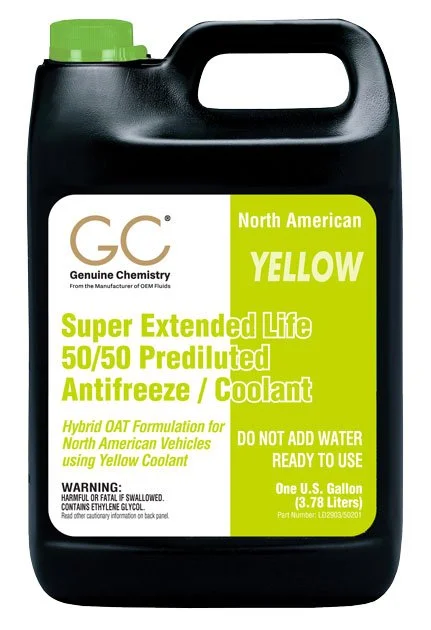 GC™ North American Yellow Super Extended Life Prediluted Antifreeze/Coolant