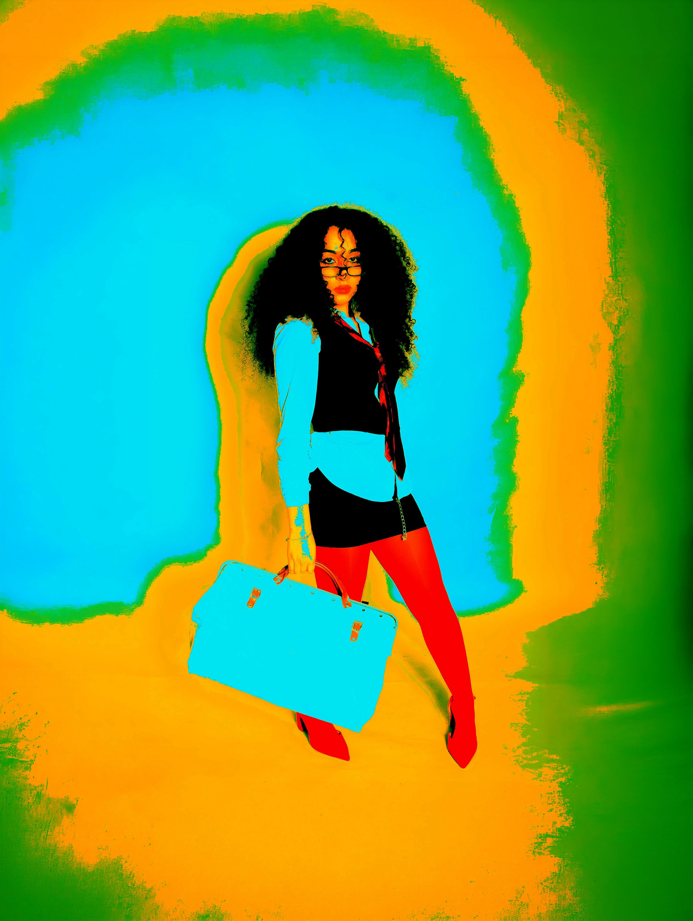 Angie Leading In Red Heels And Radical Ideas. 