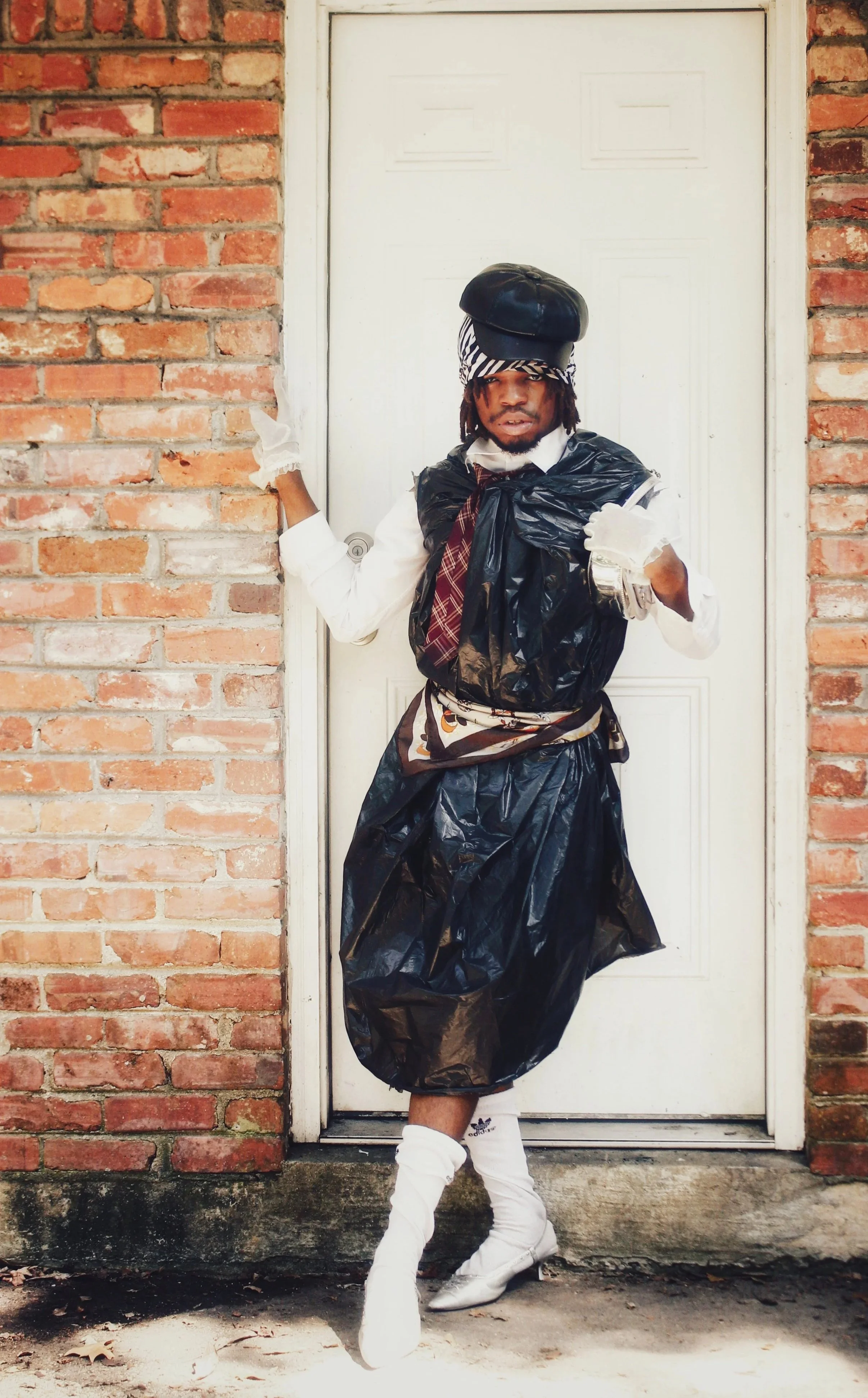 Garbage Bag Into Innovative Styling.