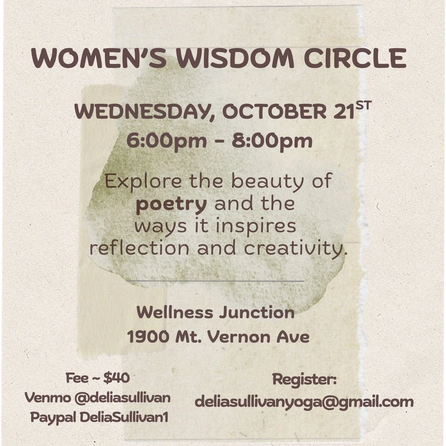Women’s Wisdom Circle 