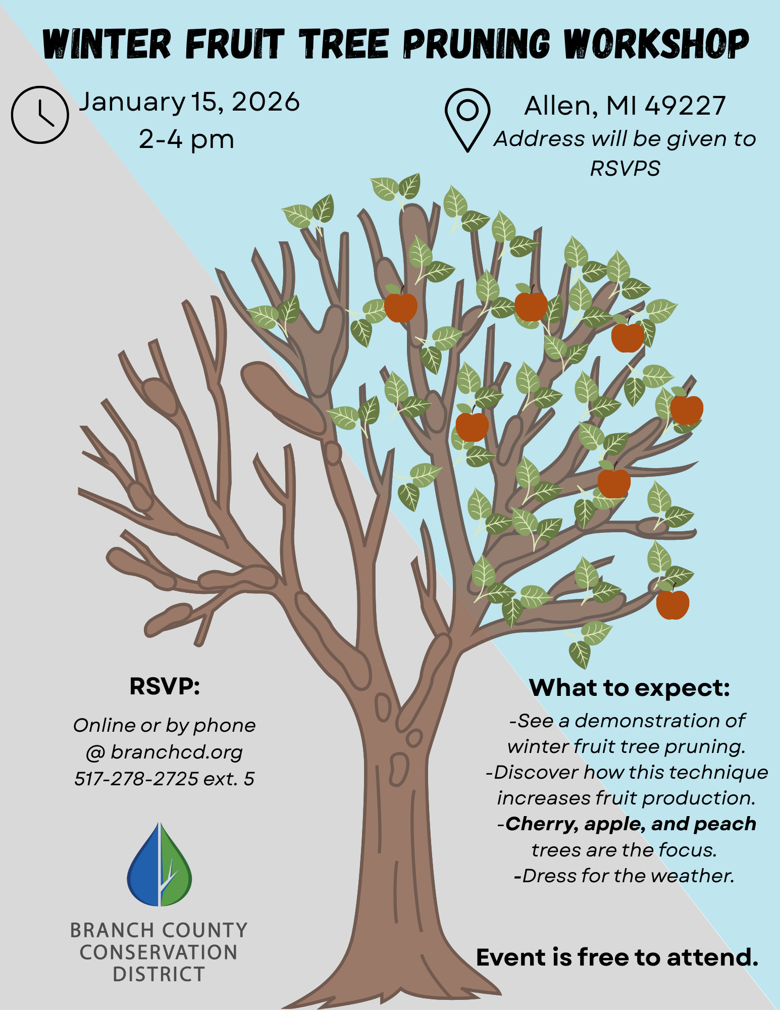 Winter Fruit Tree Pruning Workshop