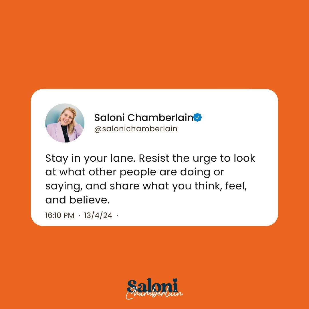 Nothing good comes from comparisonitis.

Something that comes up all the time in conversations with my clients is they have no idea how to be themselves in their content marketing. 

I think part of this comes from feeling like you have no f*cking id