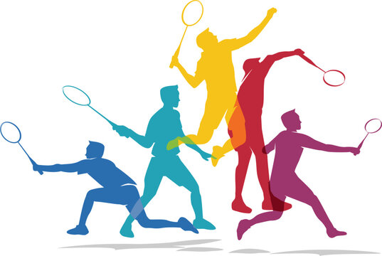 Kille badmintonspelare