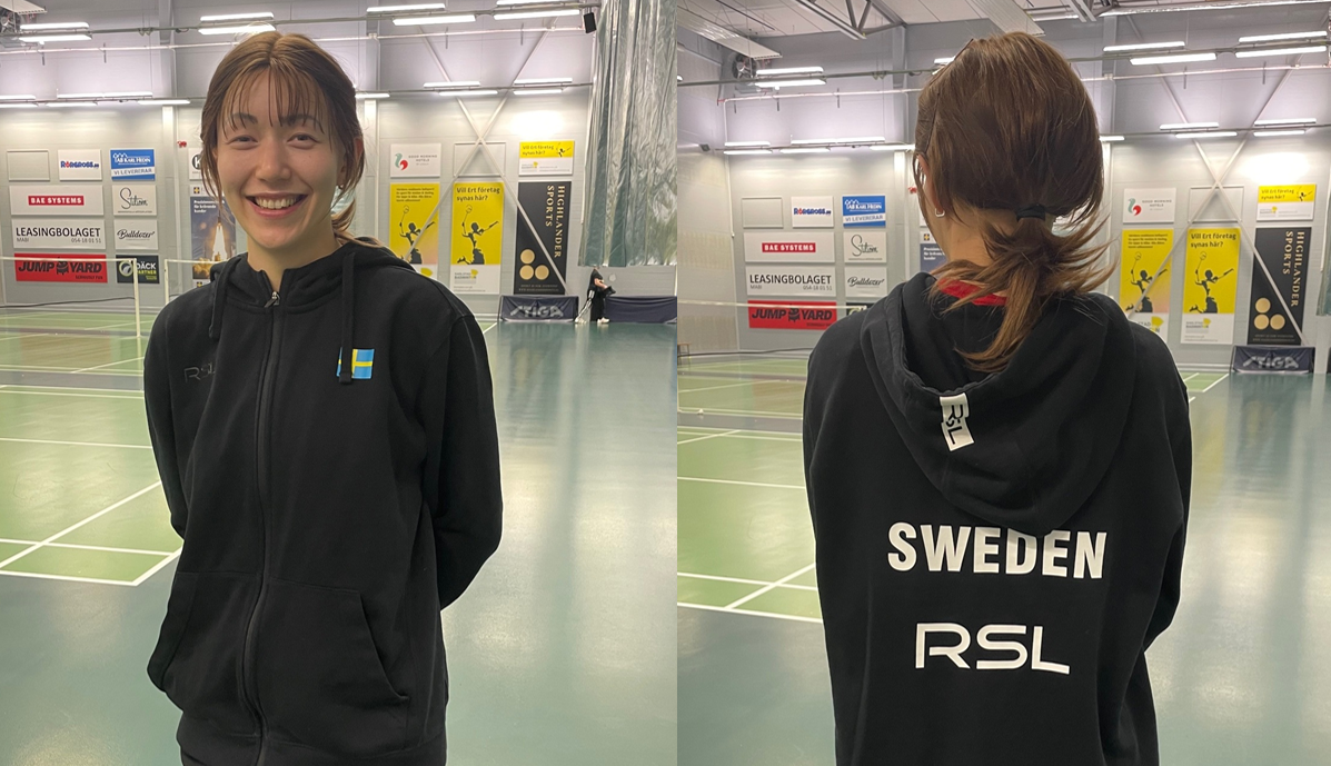 Nathalie Wang tränar med Karlstad Badminton