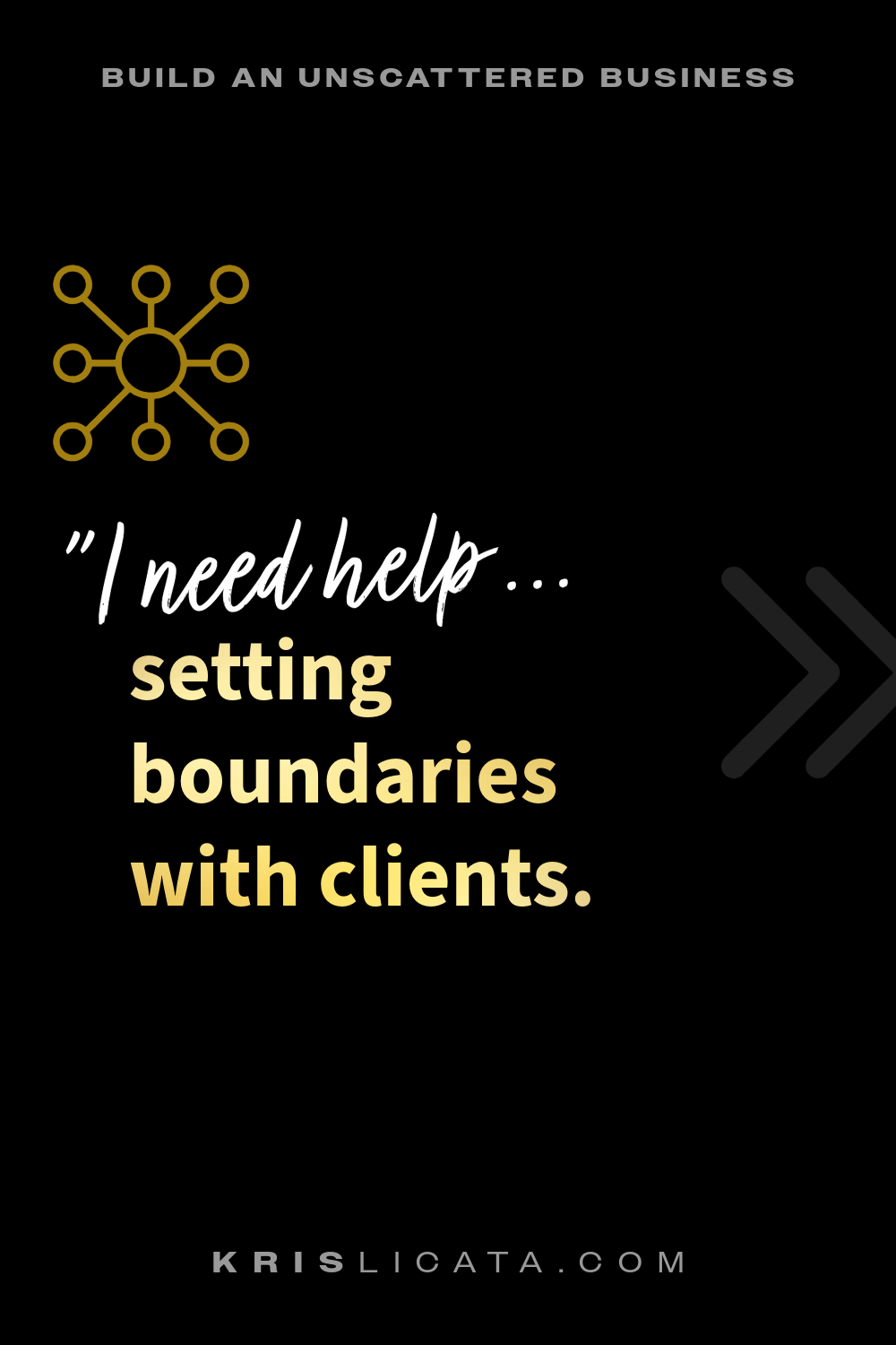 HELP! “How do I set boundaries with clients?”