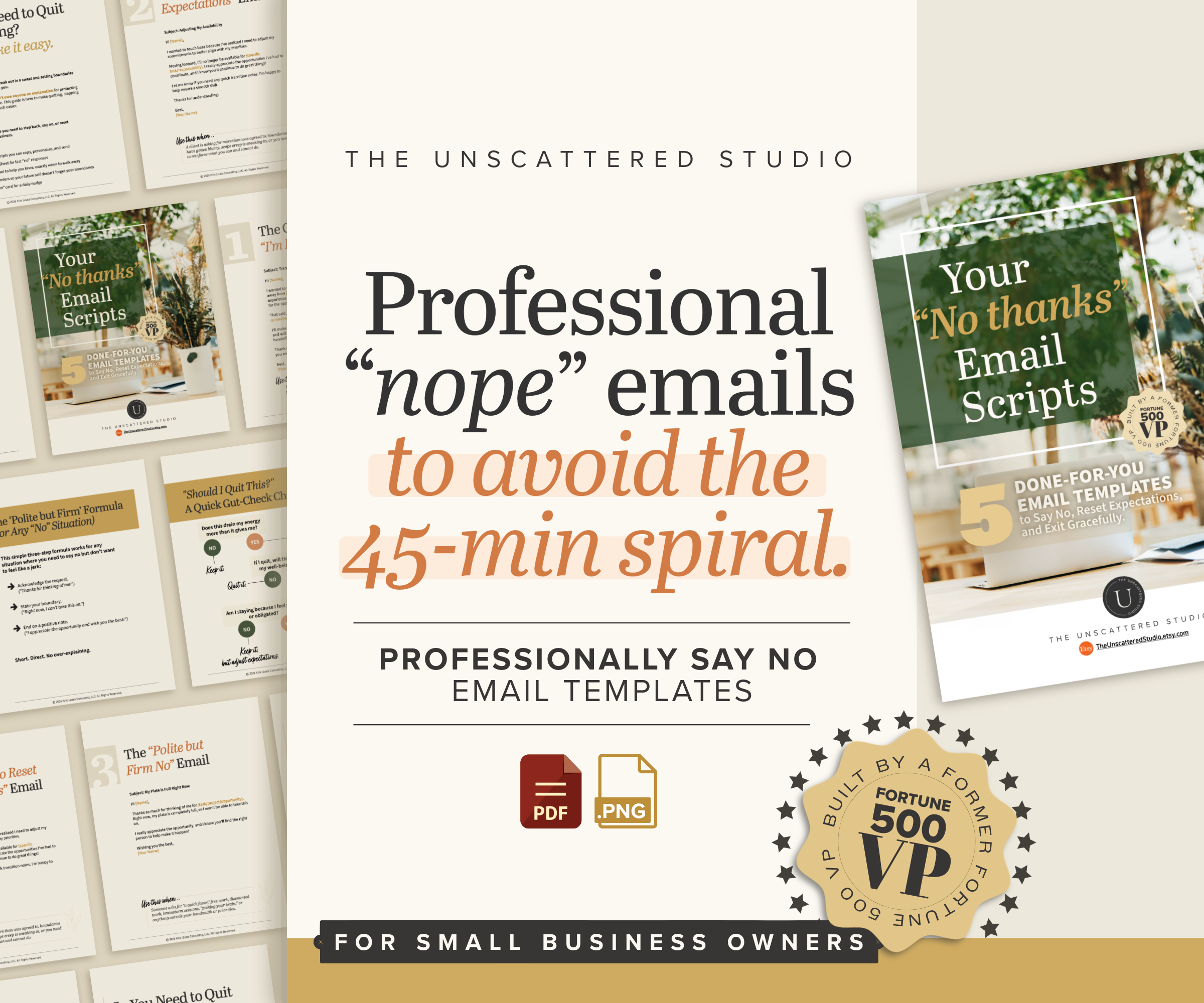 Business Boundaries Email Templates | Say No and Set Expectations Professionally | Small Business PDF