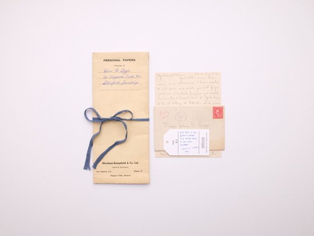 Letters Lily sent to the botanist (Helen Gyger) that went unanswered