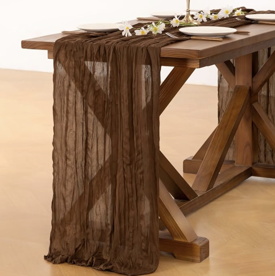 Cheesecloth Table Runners
