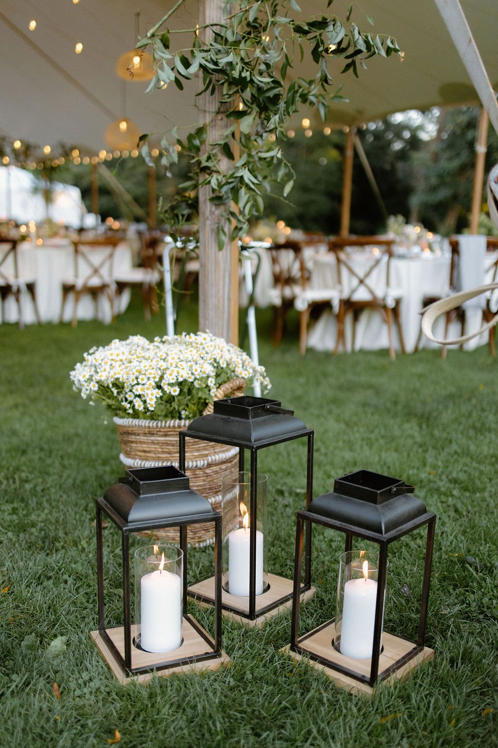Black Modern Lanterns