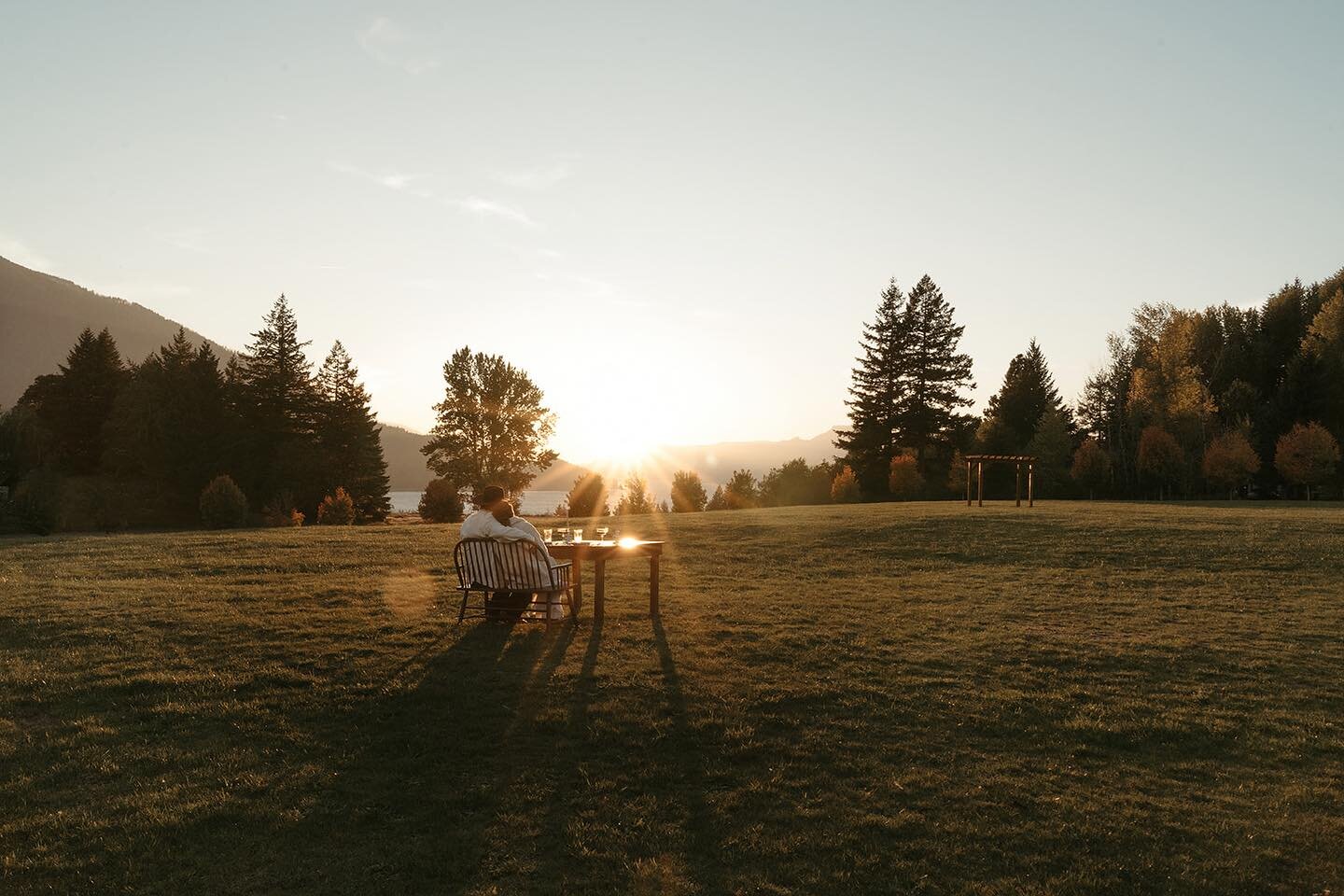 When the sunlight touches the Ranch