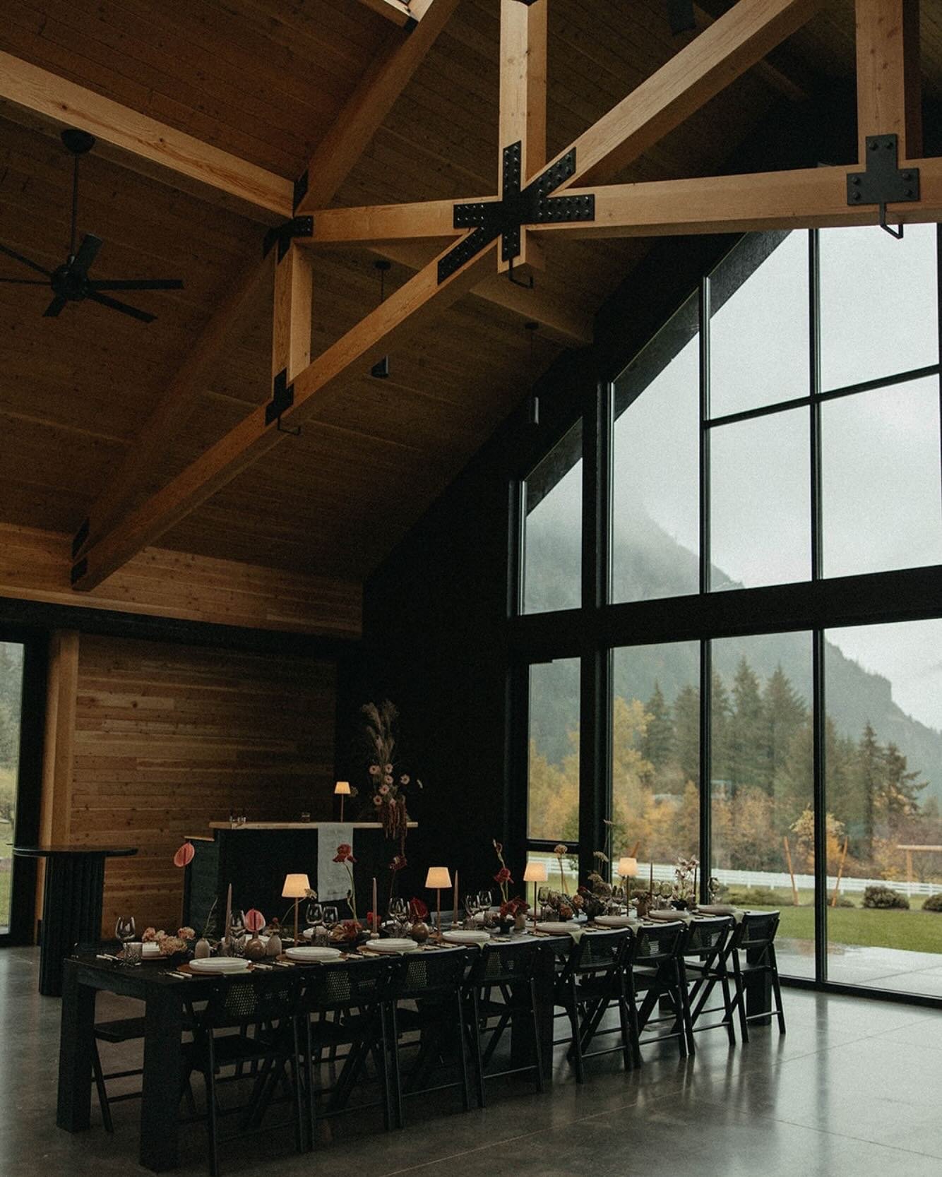 Rehearsal dinners on the Ranch carry their own kind of quiet magic&mdash;soft light stretching across the field and the hum of the Gorge settling in as dusk takes its time. ✨ This season, we&rsquo;re opening the space for a small number of rehearsal 