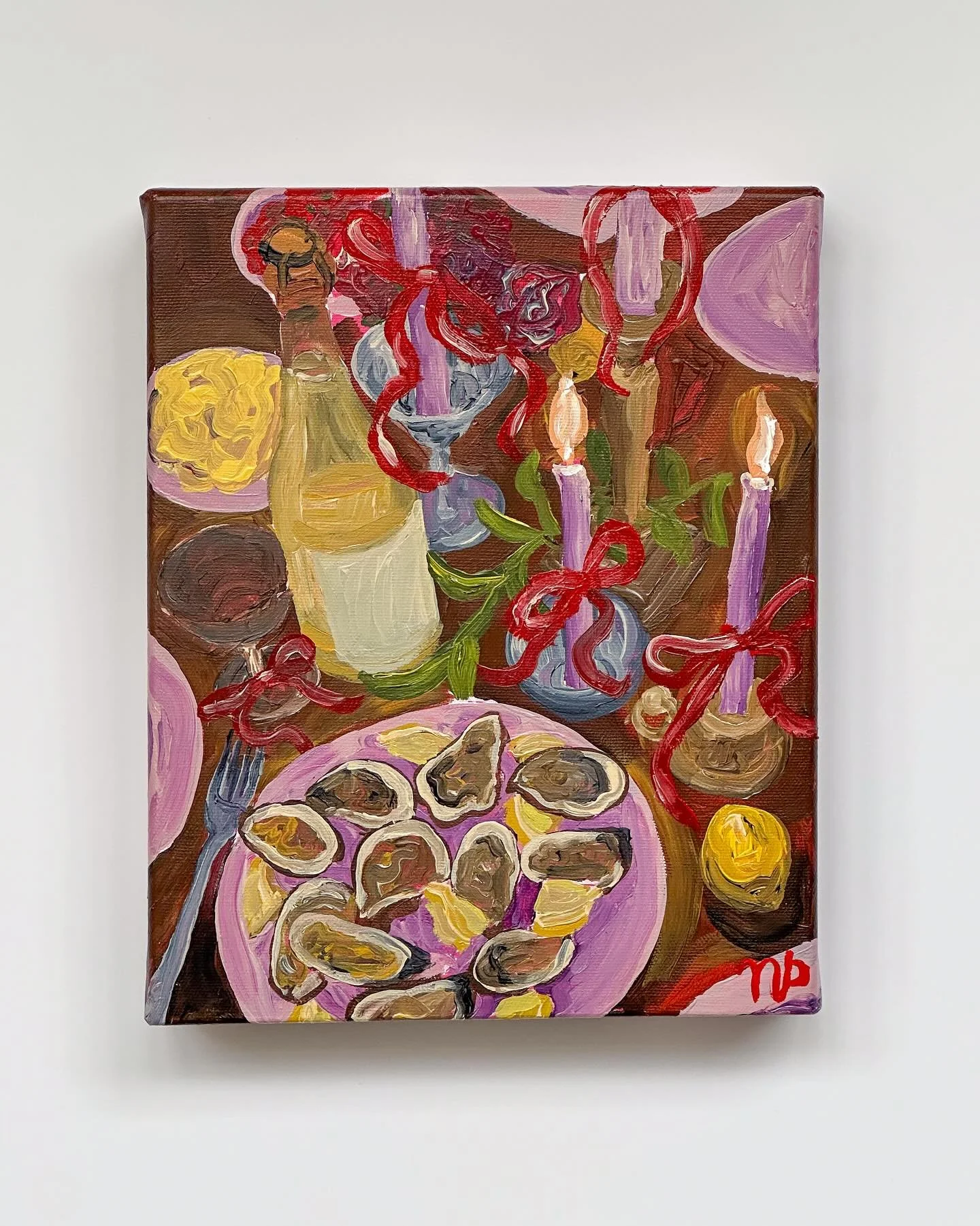 &ldquo;For No Reason At All&rdquo;
Acrylics on canvas
8 x 10&rdquo;

Original painting &amp; limited edition prints (only 10!!!) exclusively available at @bref.mtl for @petitmagasin___ starting November 20th. You&rsquo;ll be able to shop in person &a