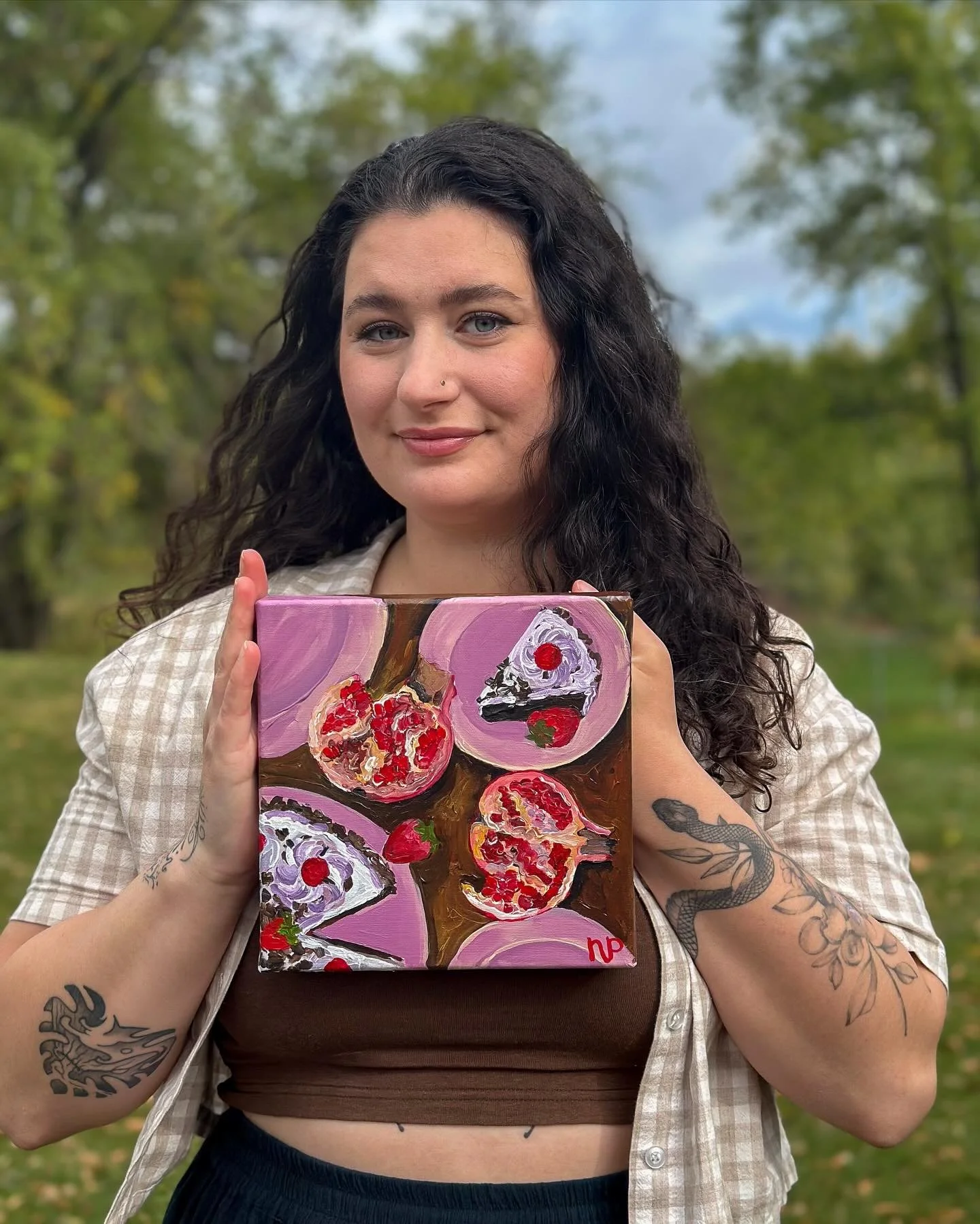 &ldquo;Velvet&rdquo;
Acrylics on canvas
8 x 8&rdquo;

Original painting exclusively available at @bref.mtl for @petitmagasin___ starting November 20th. You&rsquo;ll be able to shop in person &amp; online. :)

For this collection, I painted 6 small ca