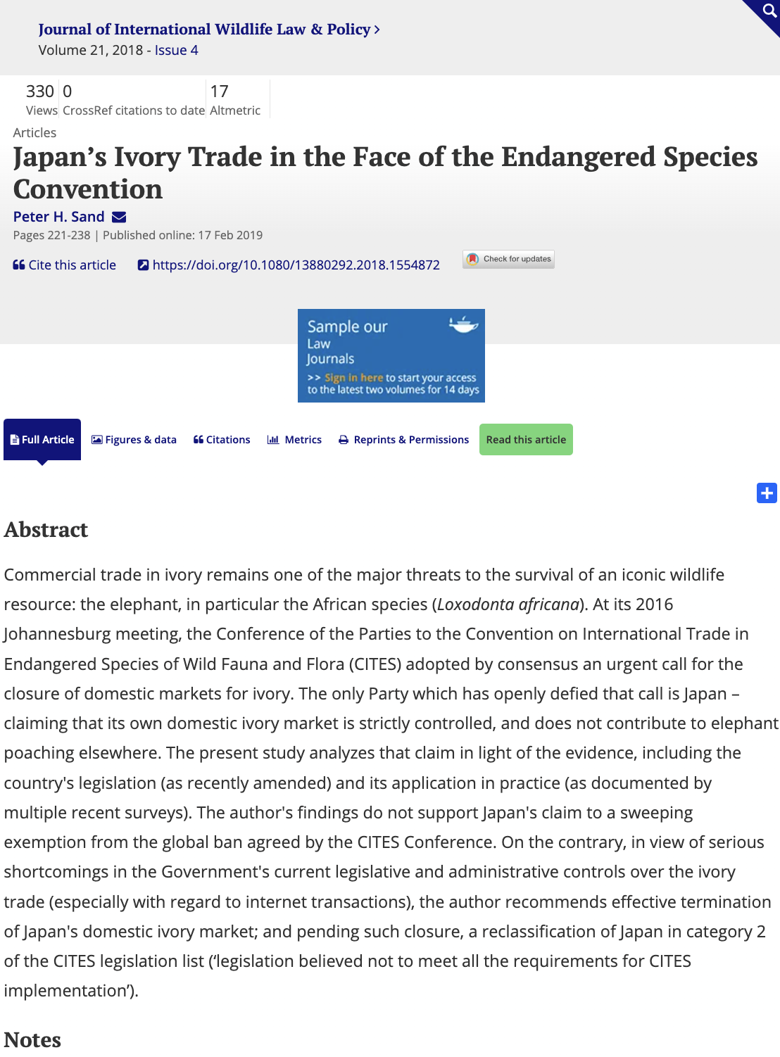 Japan’s Ivory Trade in the Face REPORT thumb.png