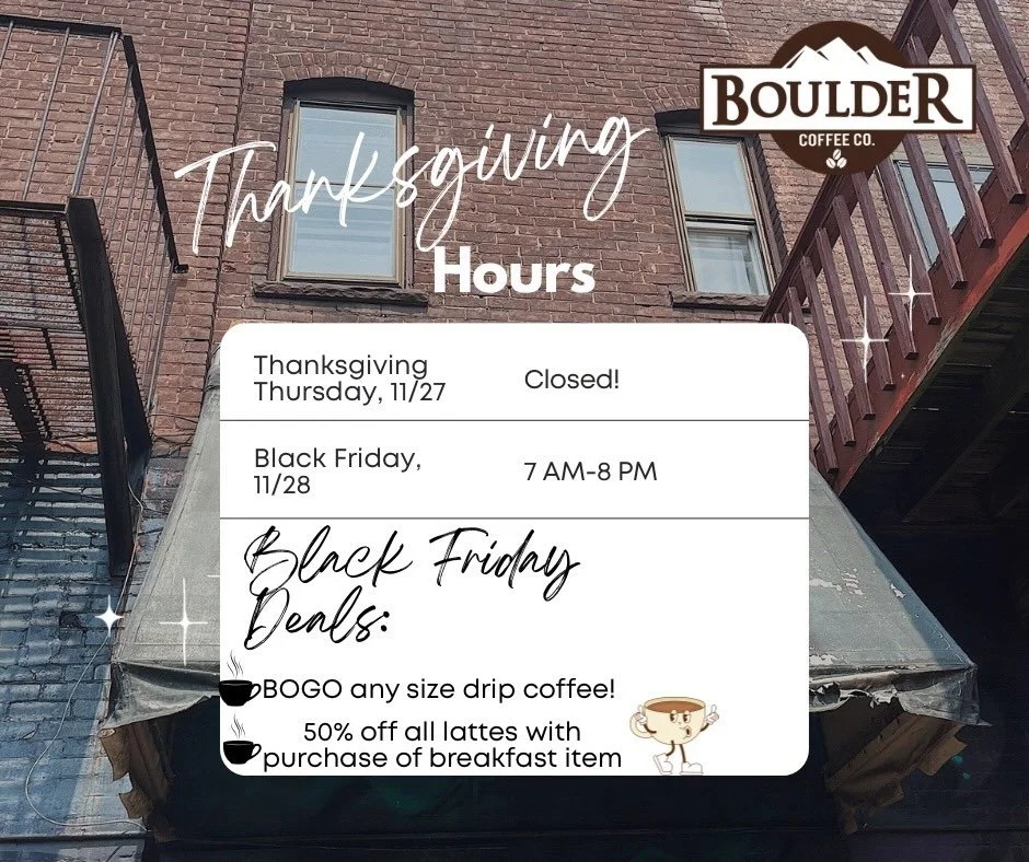 Happy holidays to all those celebrating this week!
We&rsquo;ll be closed for time with our loved ones Thursday,
but Friday we&rsquo;ll be open and operating to kick off a weekend of small business love with some deals to say thank you for all your su