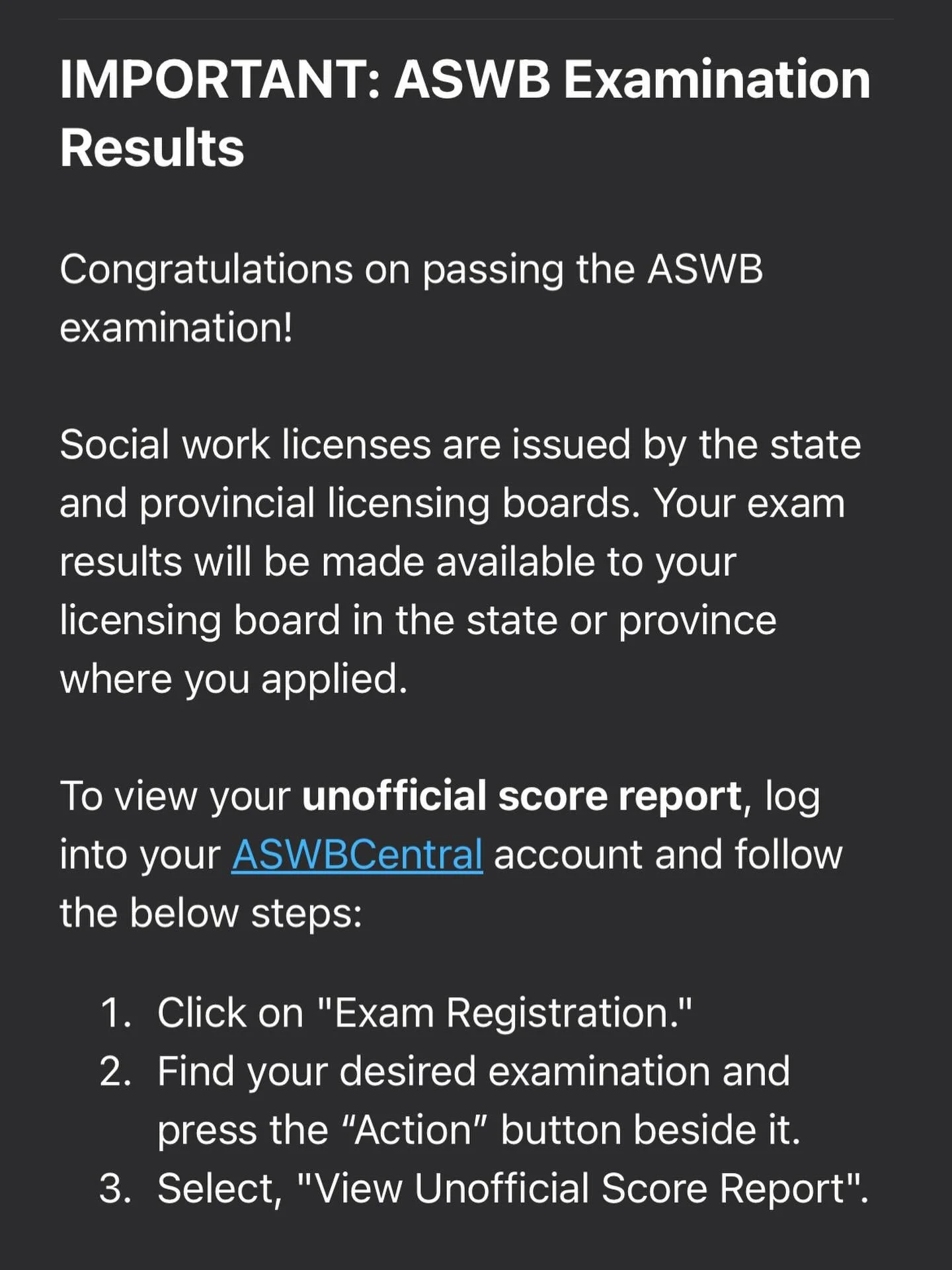 This is a moment I want to record in history and time 🙏🏼😅

To look back on 10 years from now 

I worked so hard for this and have spent SOOO much energy and money to Arrive at Alexandria Jones MSW LCSW  and soon CST 🙏🏼

Thank you to my incredibl